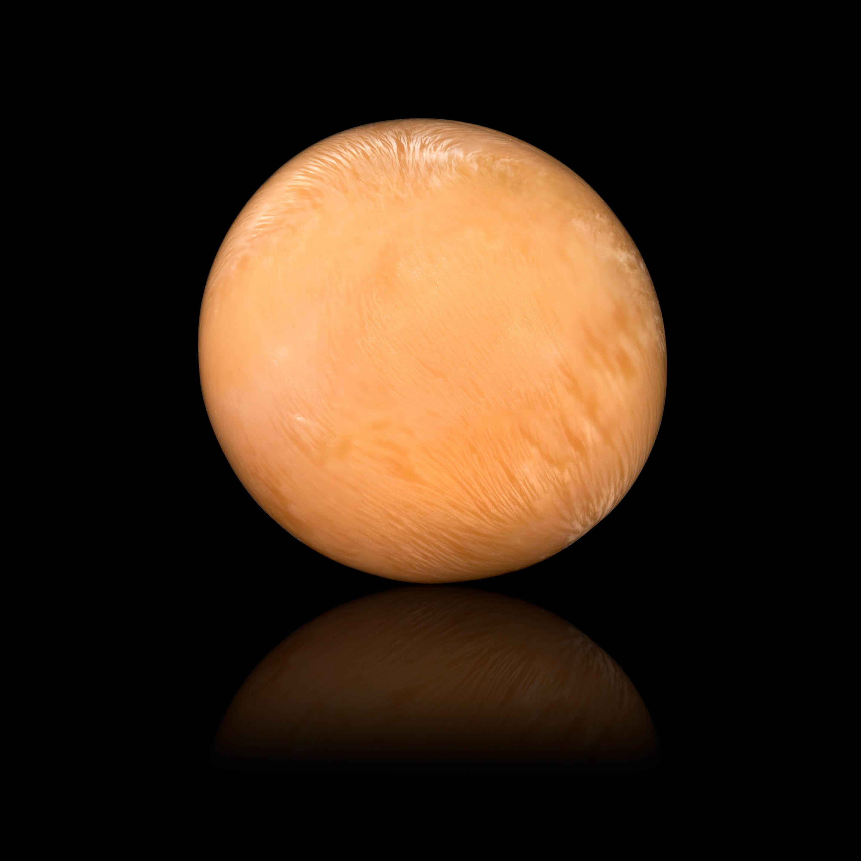 Appraisal: NON-NACREOUS SALTWATER ORANGE PEARL-- MELO PEARL Melo melo Saltwaters near