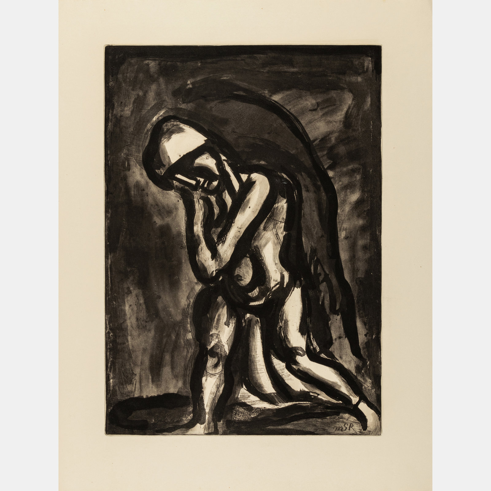 Appraisal: Georges Rouault French - Winter Leper of the Earth and