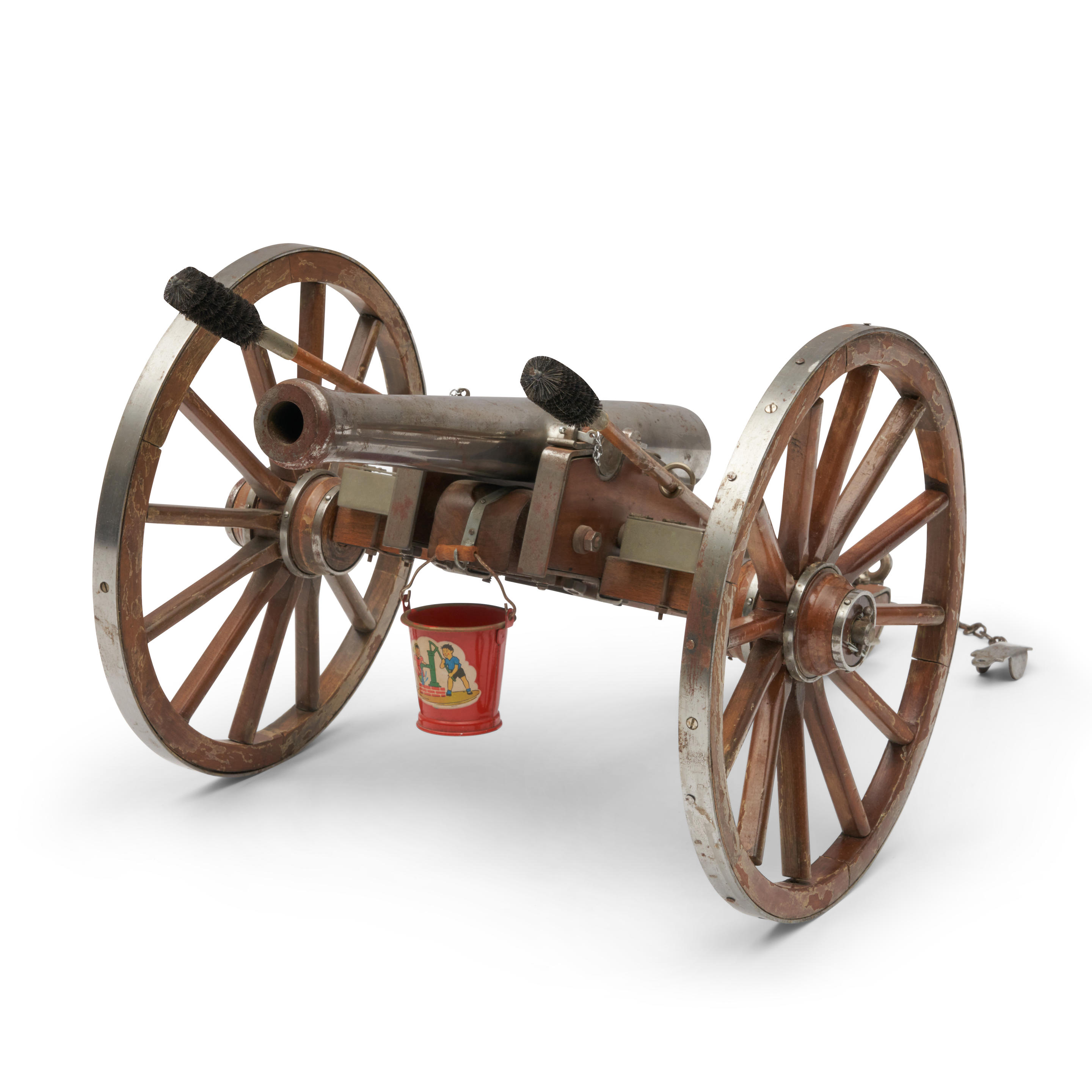 Appraisal: MINIATURE MODEL -STYLE FIELD GUN AND CARRIAGE LATE TH CENTURY