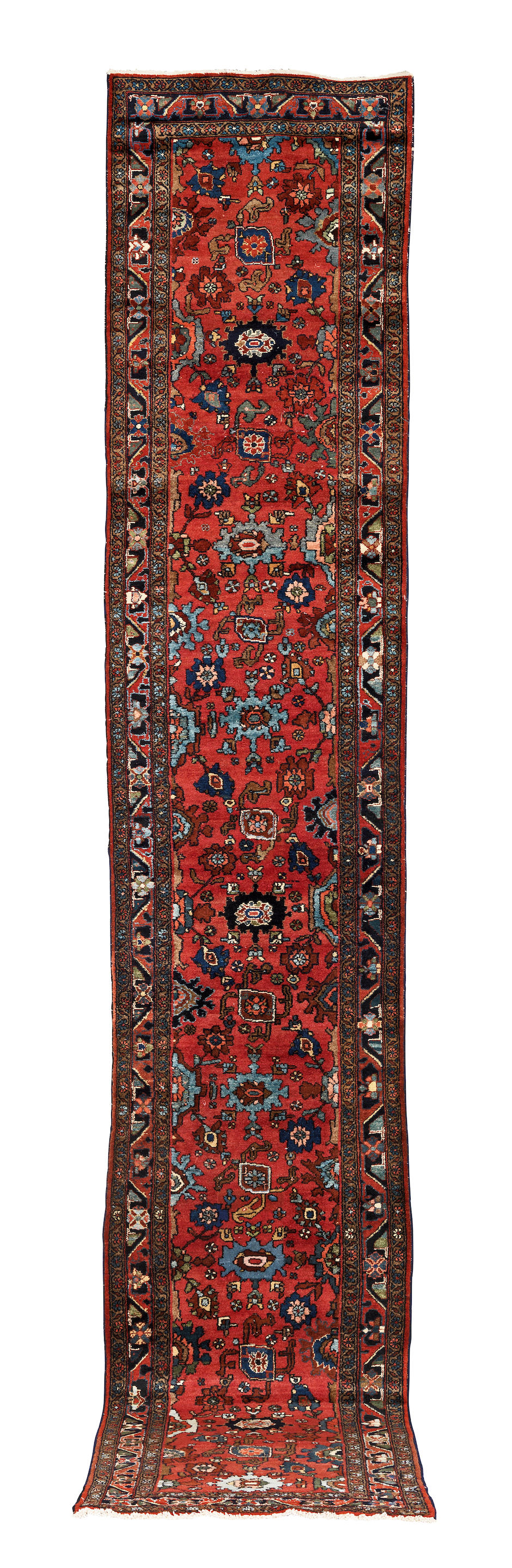 Appraisal: A HAMADAN RUNNER West Persia c ex lot Christie's April