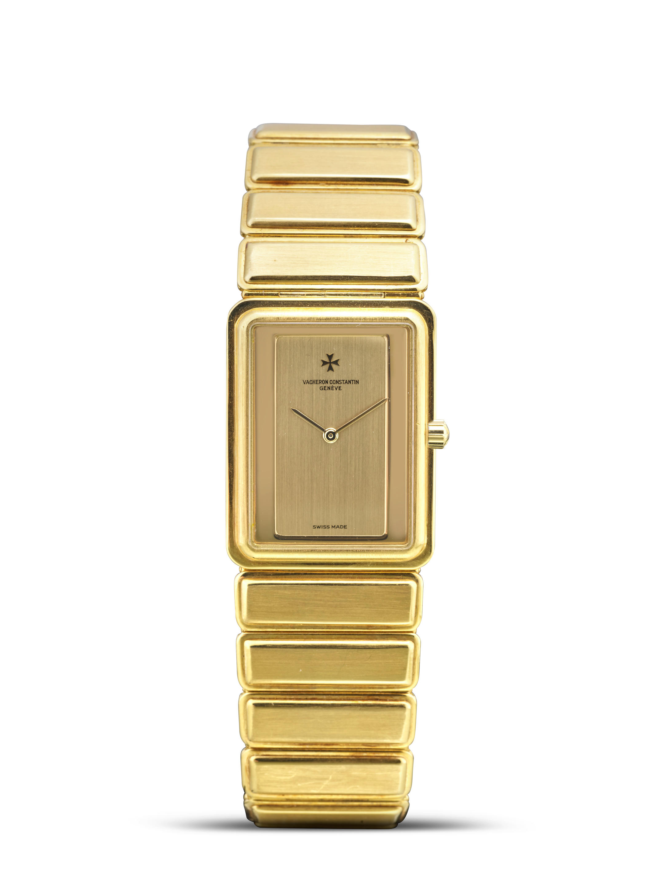 Appraisal: VACHERON CONSTANTIN HARMONY REF A HEAVY YELLOW GOLD BRACELET WATCH