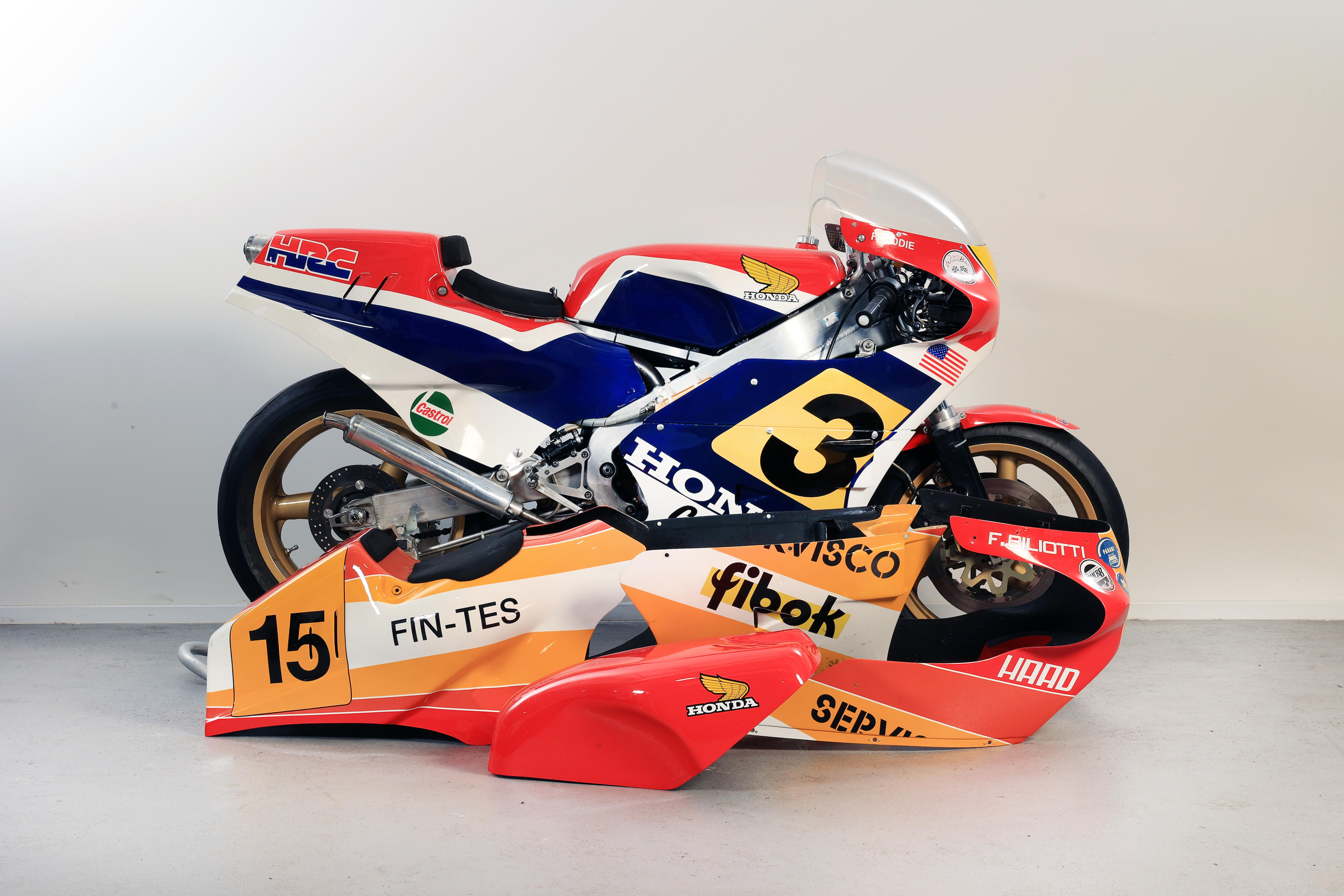 Appraisal: EX-TEAM SERVISCO FABBIO BILIOTTI HONDA RS GRAND PRIX RACING MOTORCYCLE