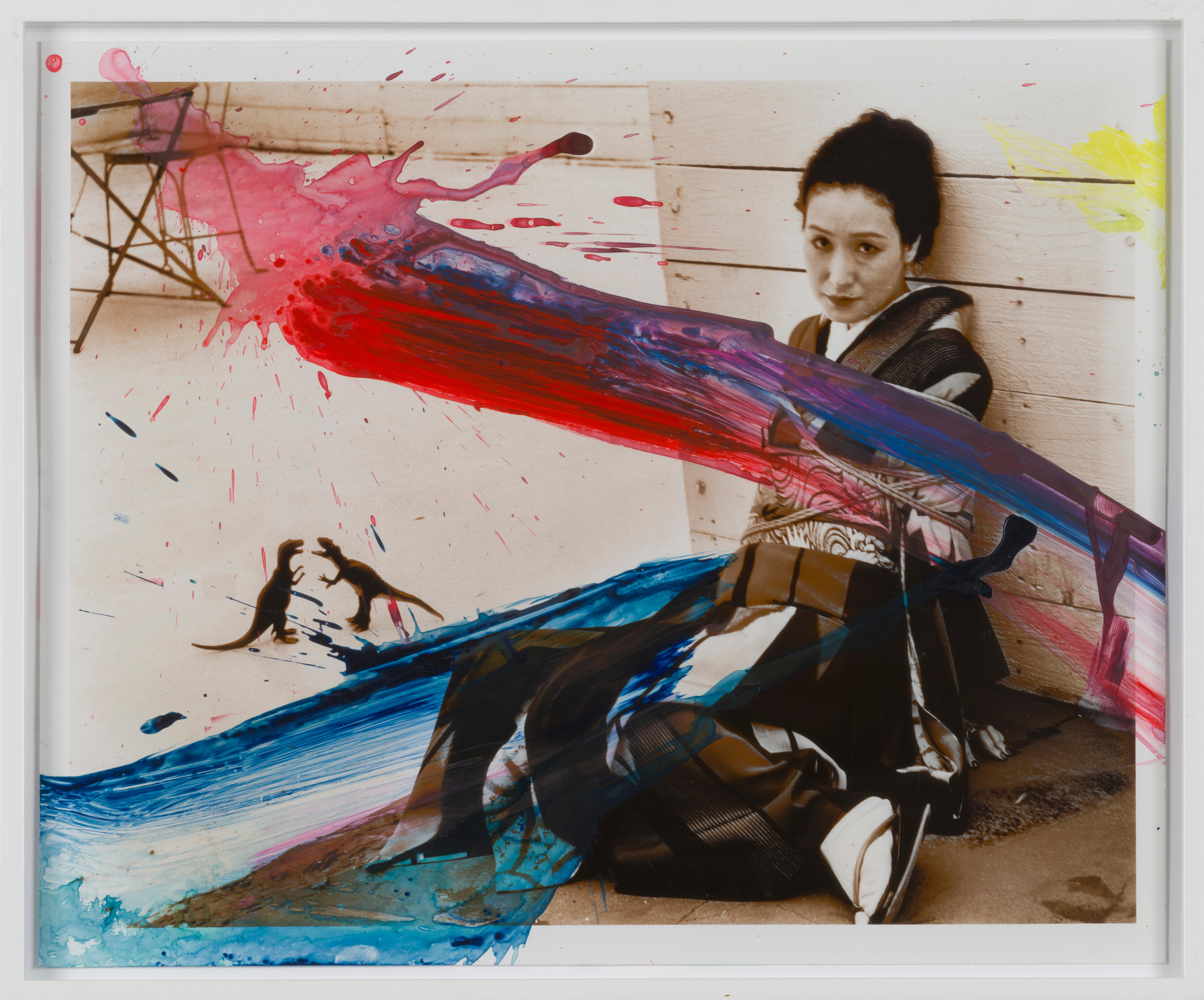 Appraisal: NOBUYOSHI ARAKI BORN De la s rie PaINting Sign au