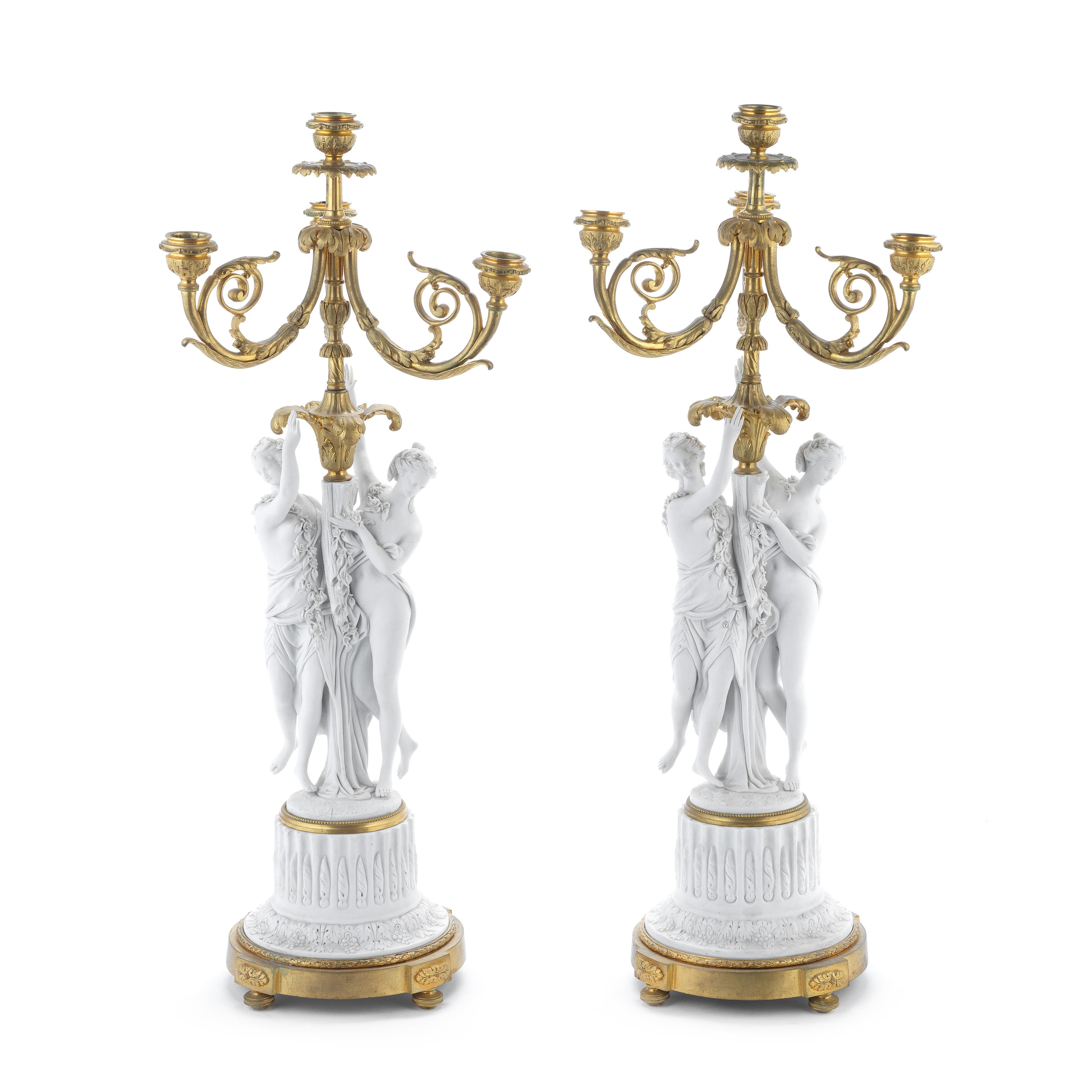 Appraisal: A PAIR OF LATE TH EARLY TH CENTURY FRENCH GILT