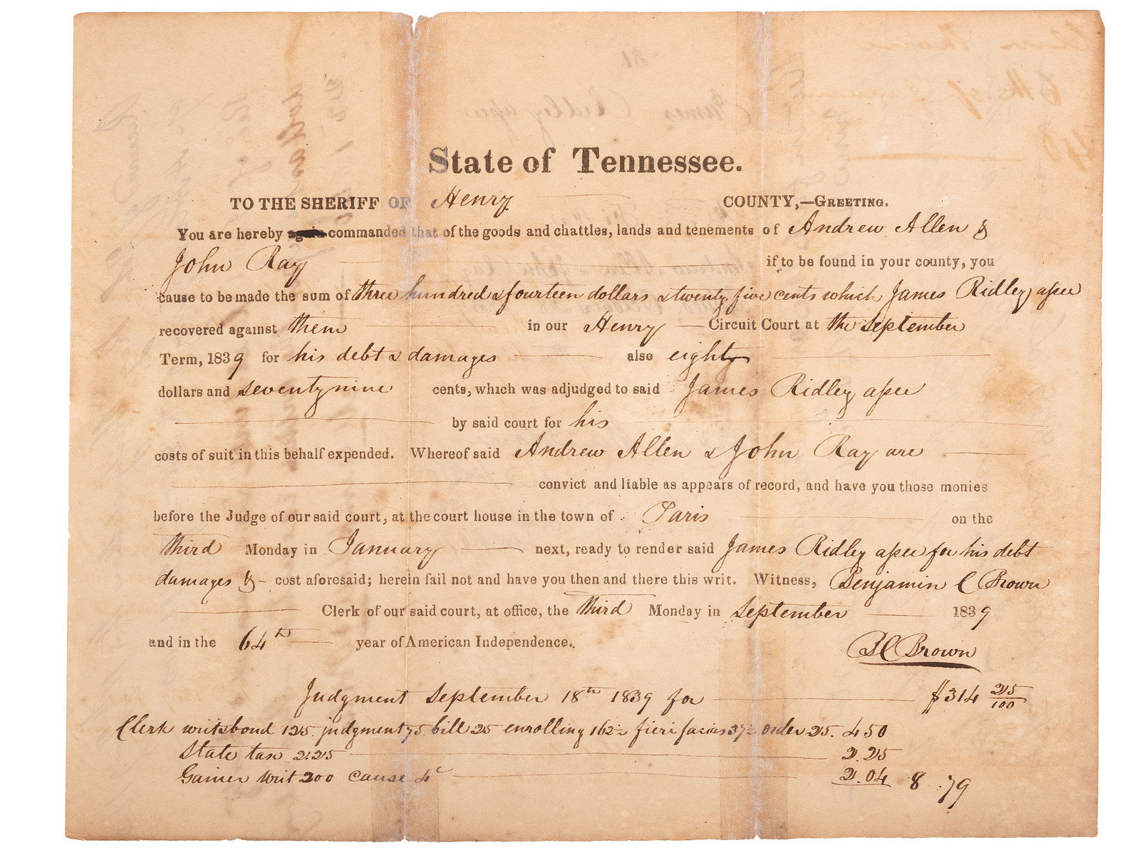 Appraisal: SLAVERY amp ABOLITION A group of documents related to the