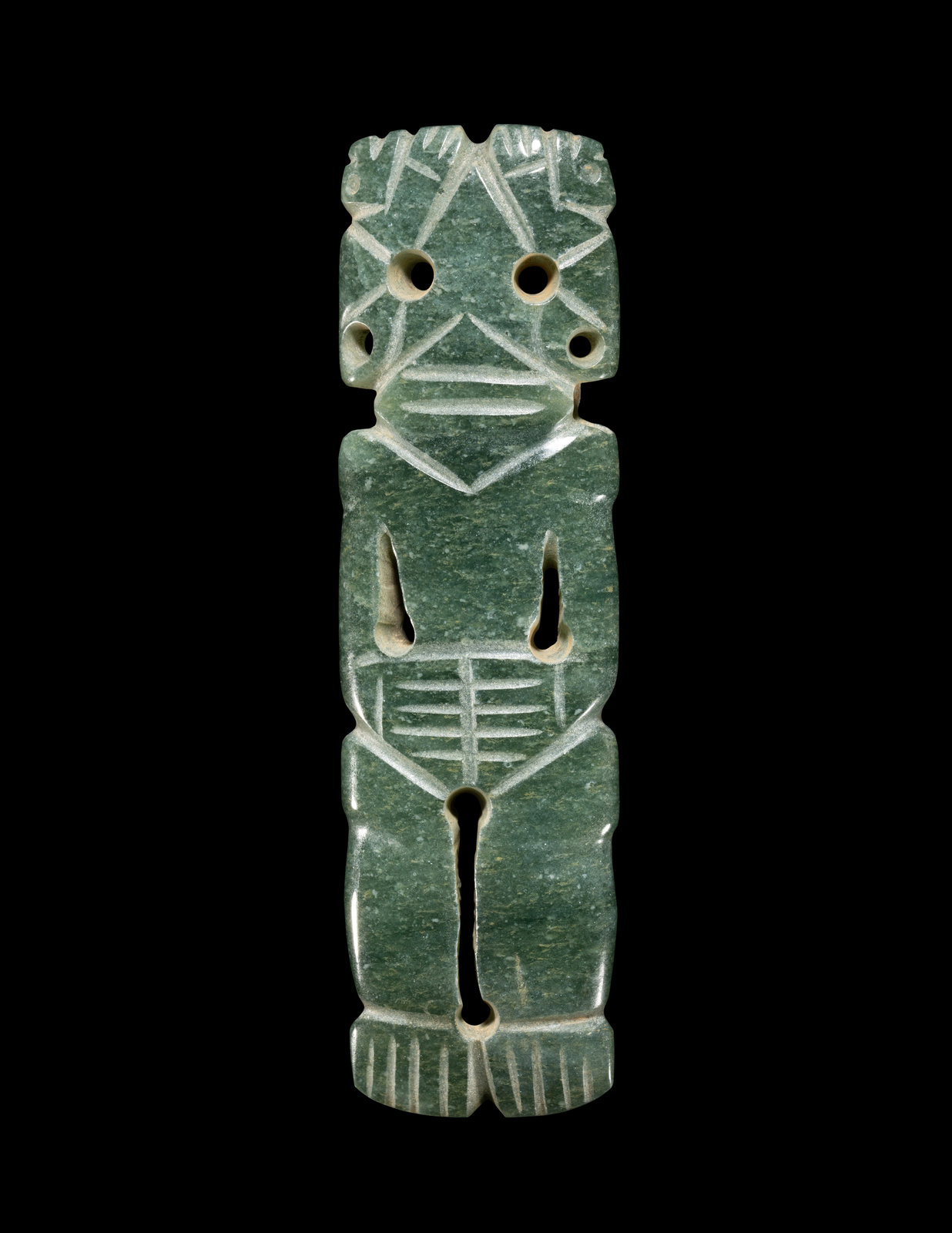 Appraisal: A Costa Rican Jade Figural Pendant Circa - A D