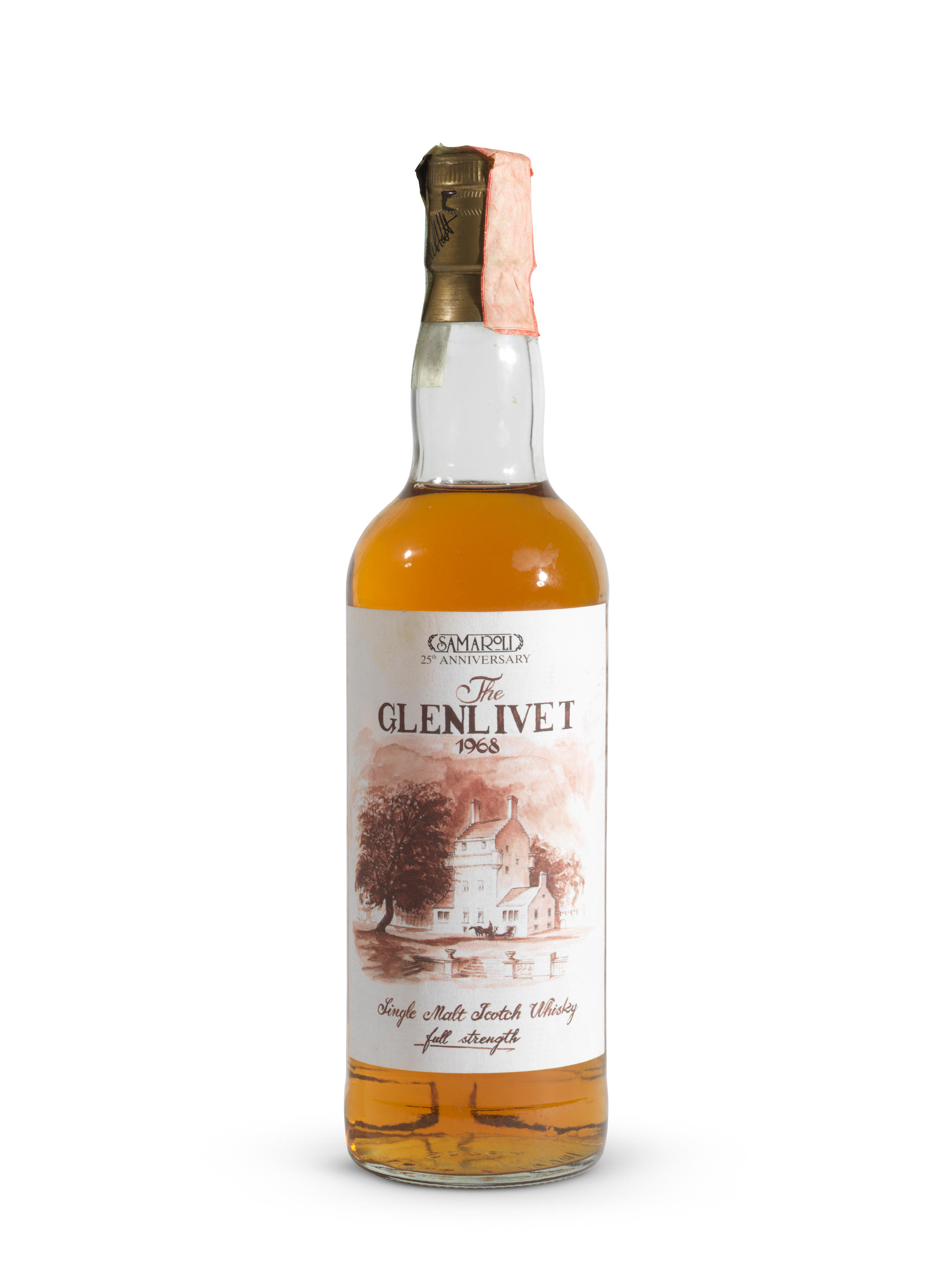 Appraisal: GLENLIVET- Glenlivet- Bottled Samaroli th Anniversary Distilled by The Glenlivet