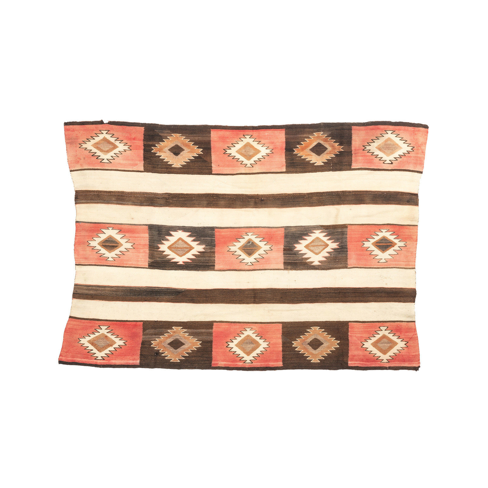 Appraisal: Navajo Chief's Variant Pattern Weaving Rug early th century hand-spun