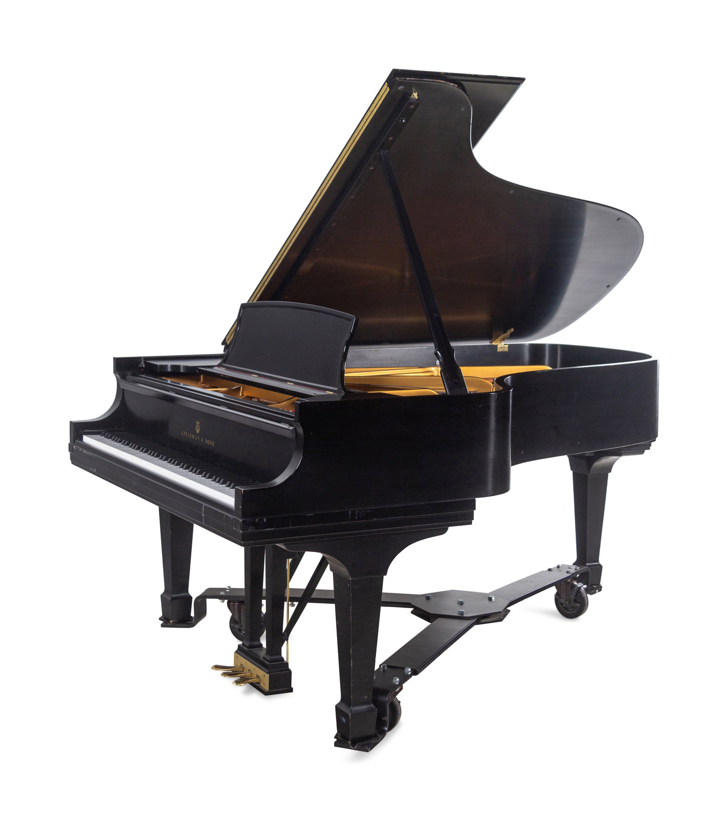 Appraisal: A Steinway and Sons Ebonized Grand Piano New York serial