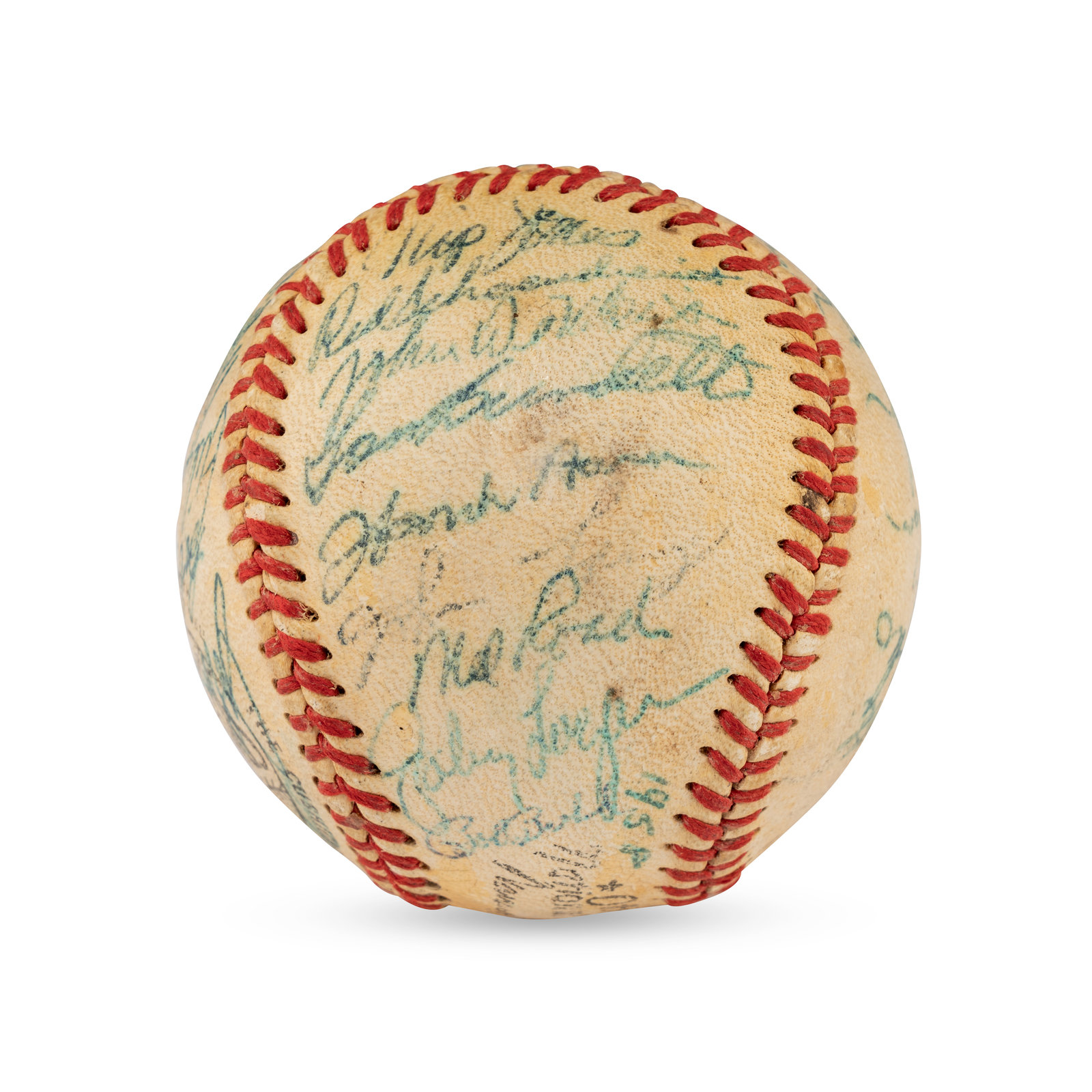 Appraisal: A World Series Champions Milwaukee Braves Team Signed Autograph Baseball