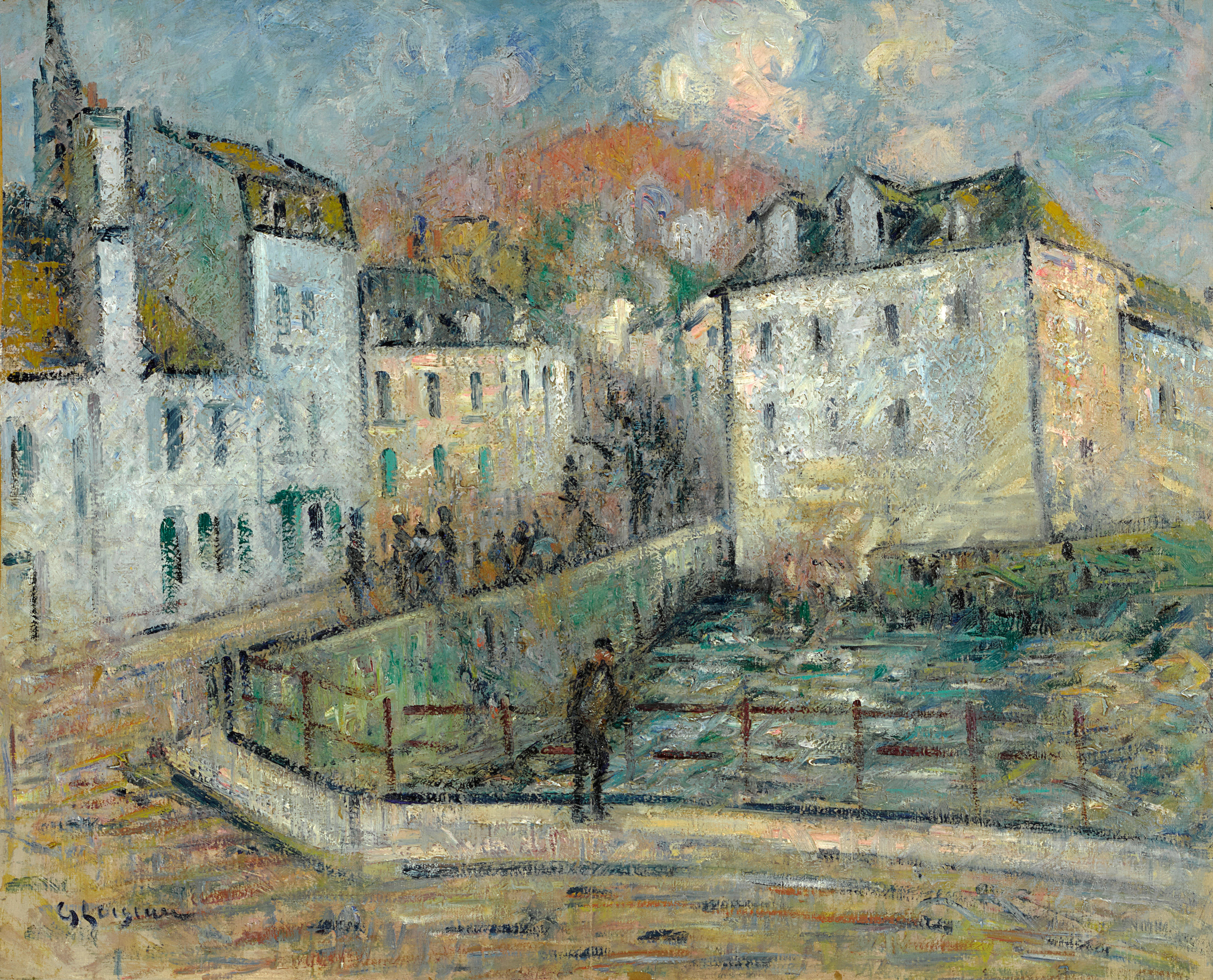 Appraisal: GUSTAVE LOISEAU - Le moulin de Pont-Aven signed 'G Loiseau'