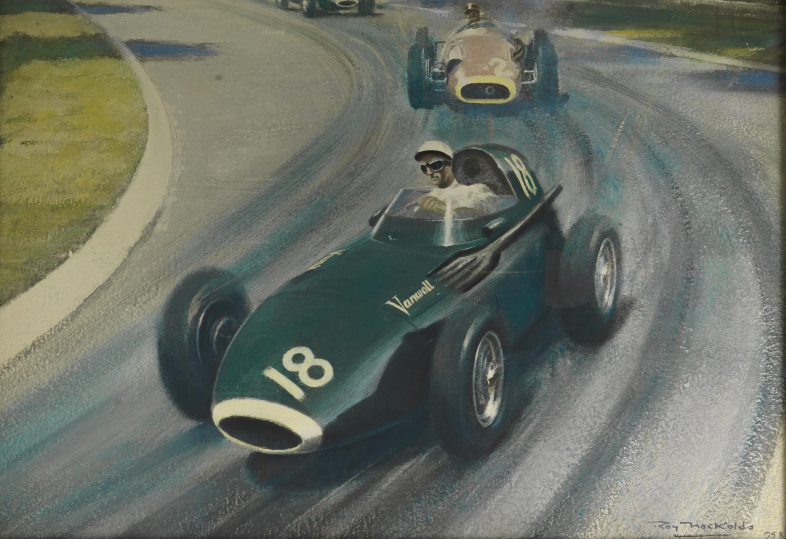 Appraisal: ROY NOCKOLDS BRITISH - 'VANWALL VICTORY IN ITALY ' signed