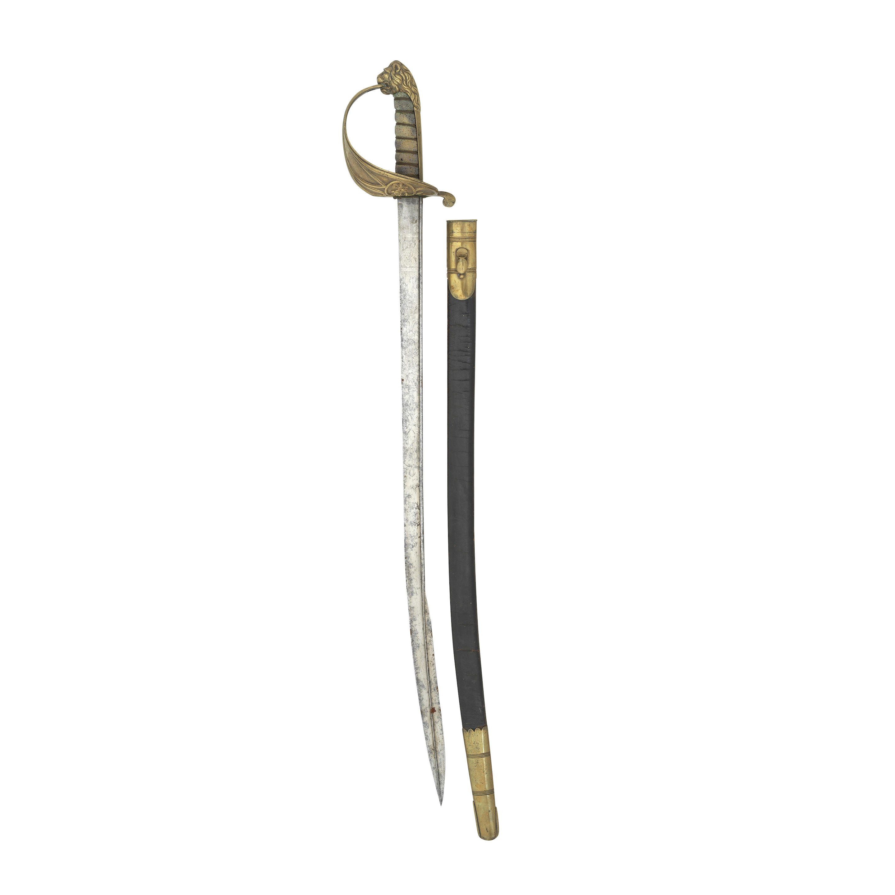 Appraisal: AN EAST INDIA COMPANY NAVAL OFFICER'S SWORD CIRCA - With