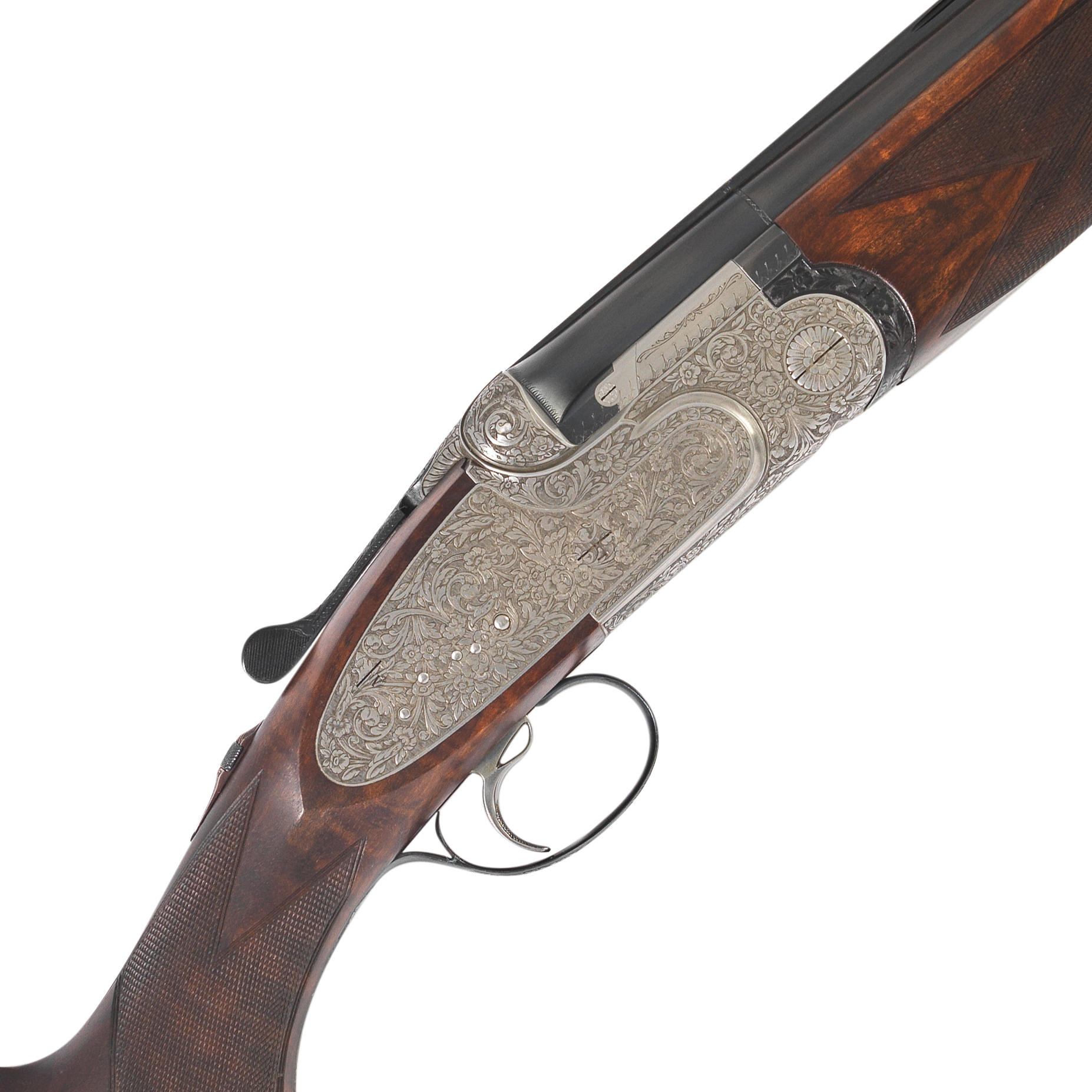 Appraisal: A G DAVID-ENGRAVED -BORE 'S EL' SINGLE-TRIGGER SIDELOCK OVER-AND-UNDER EJECTOR