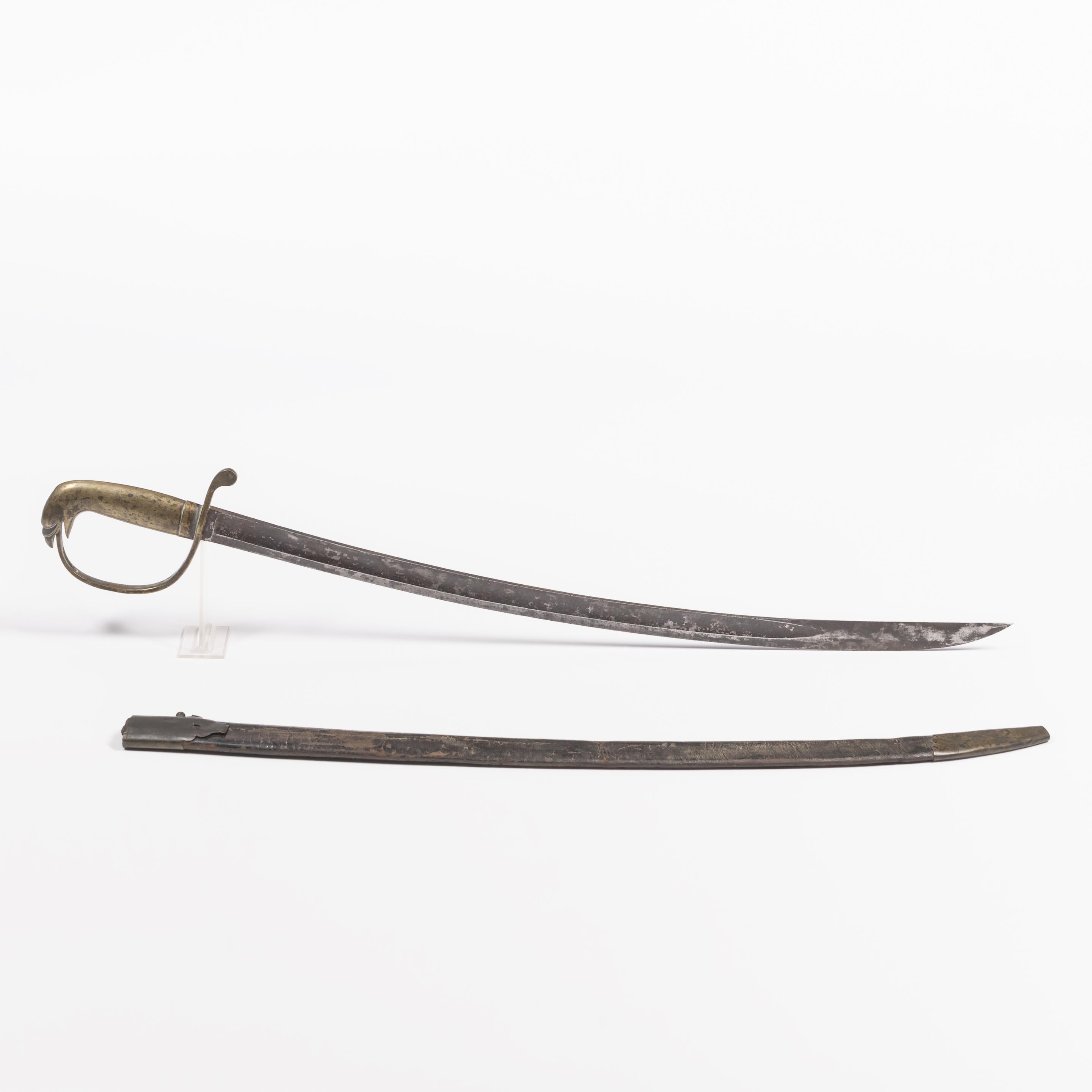 Appraisal: EAGLE POMMEL ARTILLERY OFFICER'S SWORD AND SCABBARD ATTRIBUTED TO F