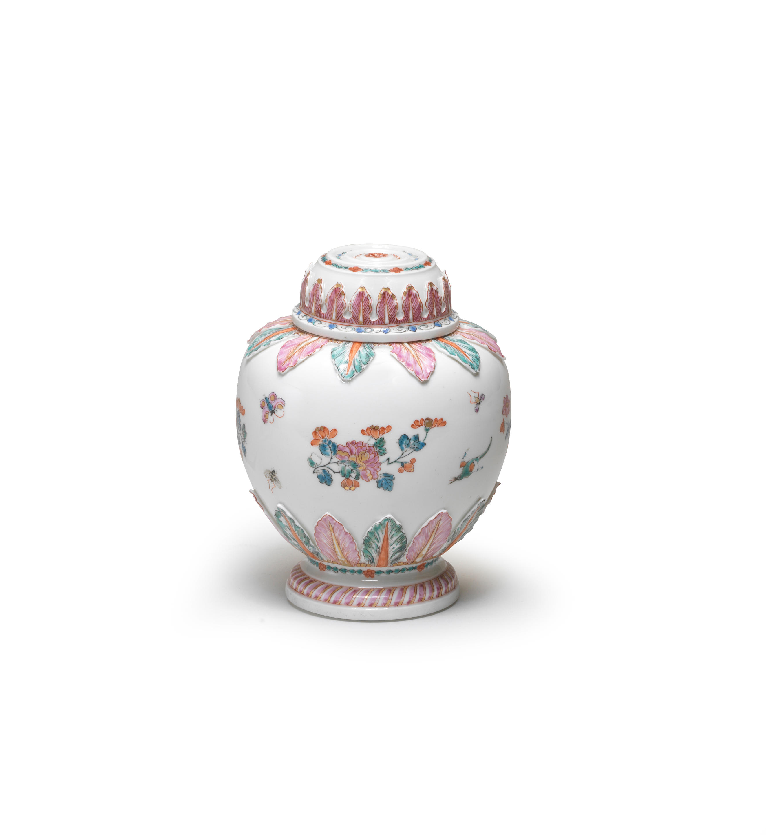 Appraisal: A RARE EARLY MEISSEN DUTCH-DECORATED VASE AND COVER CIRCA -