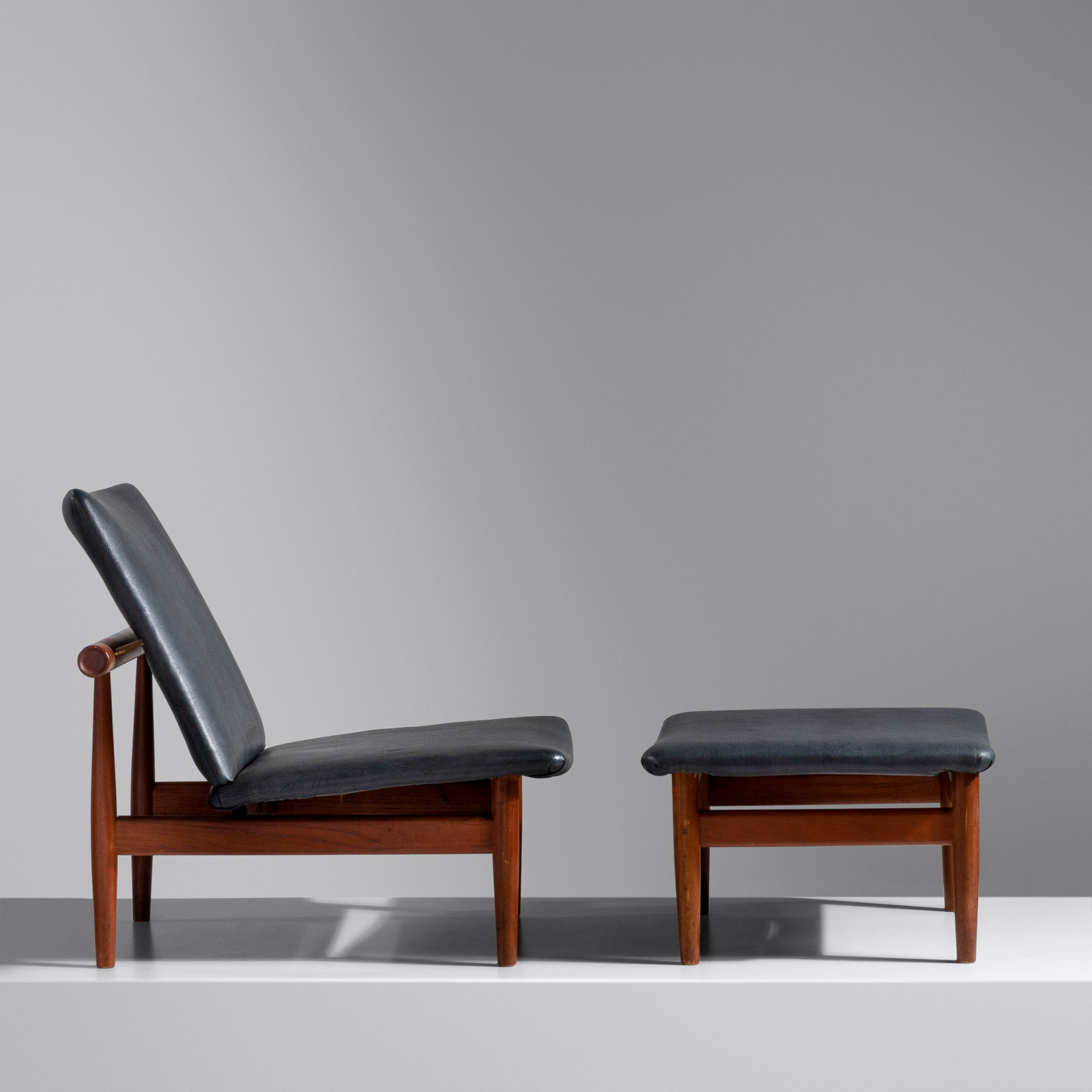 Appraisal: Finn Juhl - Japan Lounge Chair and Ottoman model c