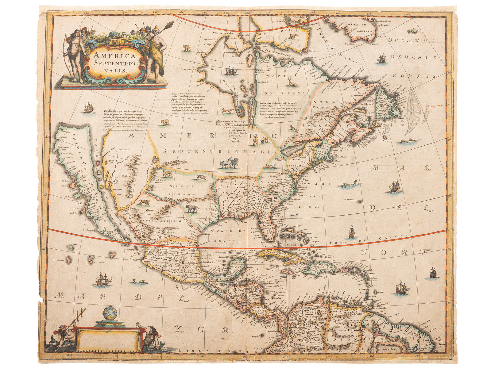 Appraisal: MAPS amp ATLASES HONDIUS Henricus - America Septentrionalis Amsterdam Jan