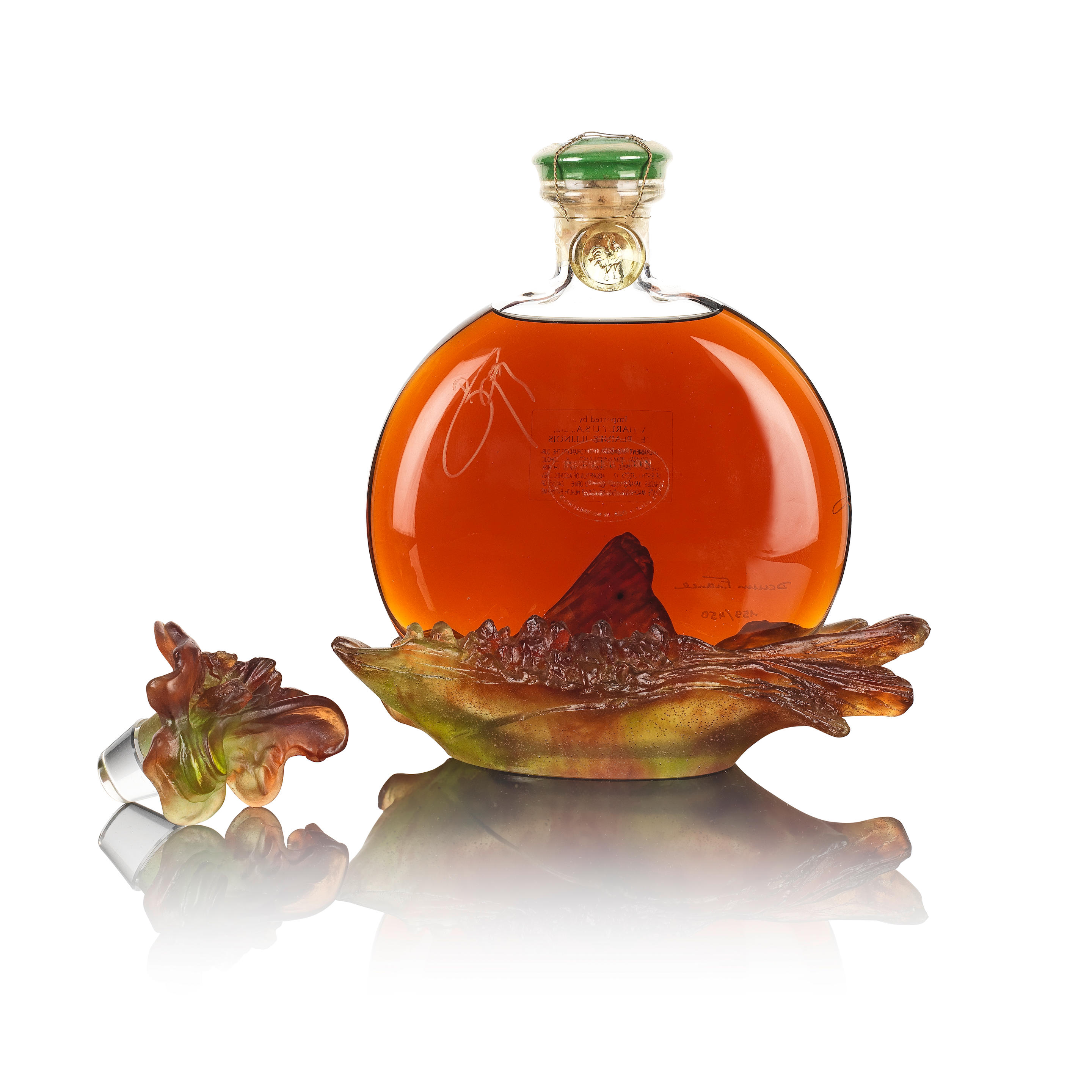 Appraisal: HARDY PERFECTION EARTH Hardy Perfection Earth Grande Champagne Cognac Daum