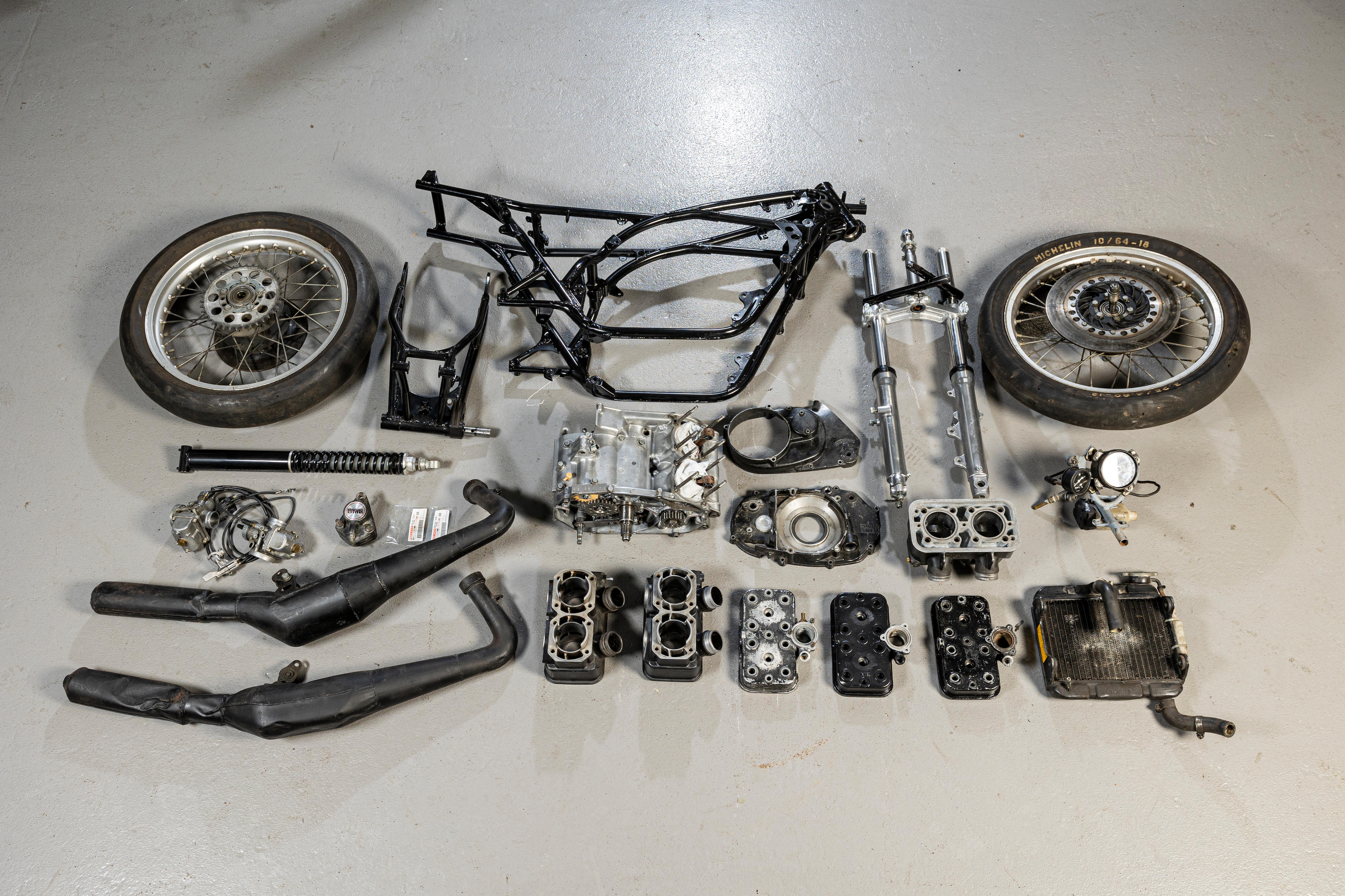 Appraisal: C YAMAHA TZ D PROJECT FRAME NO - ENGINE NO