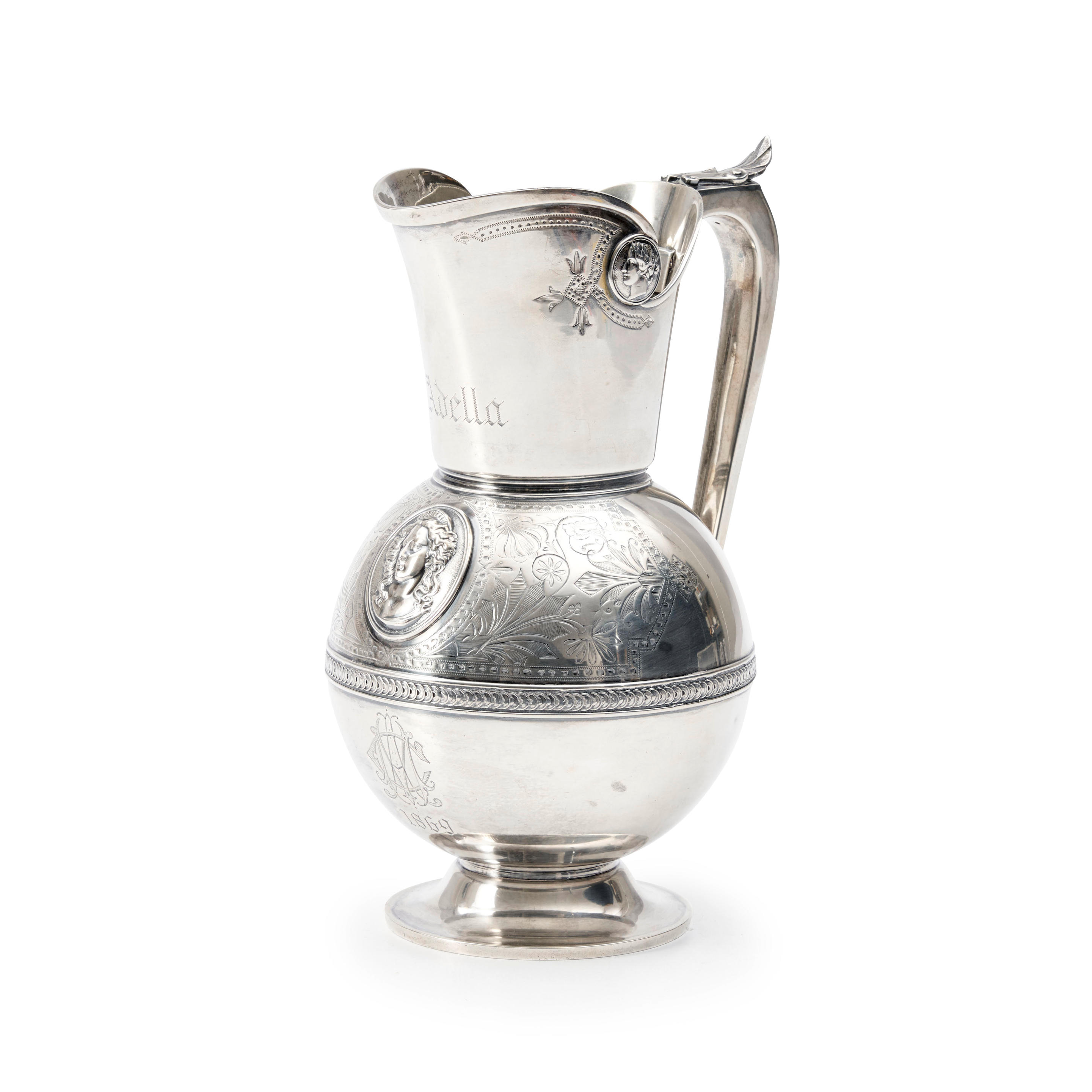 Appraisal: GORHAM SILVER WATER PITCHER Providence Rhode Island circa - in