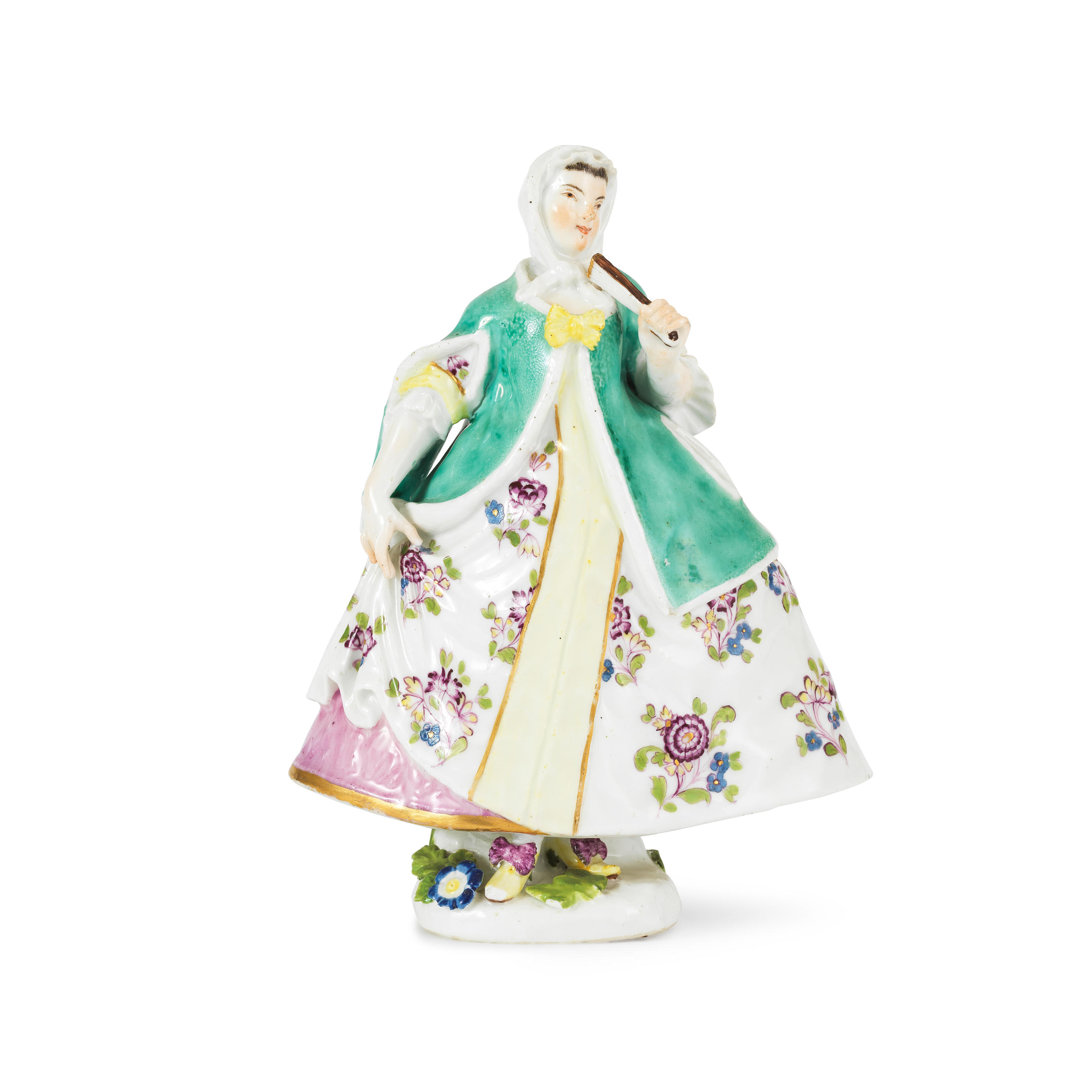 Appraisal: STATUETTE EN PORCELAINE DE MEISSEN R PRESENTANT UNE FEMME POLONAISE