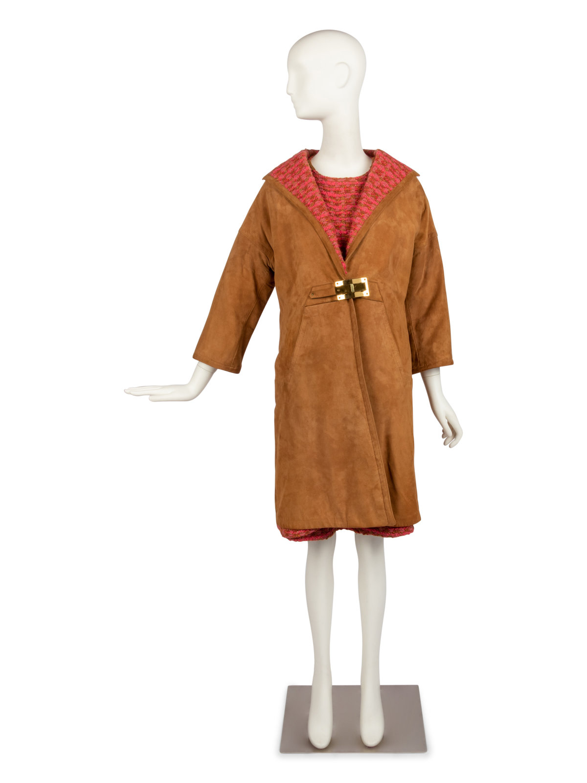 Appraisal: Bonnie Cashin Coat Dress Belt Sketch Photo Pattern s This