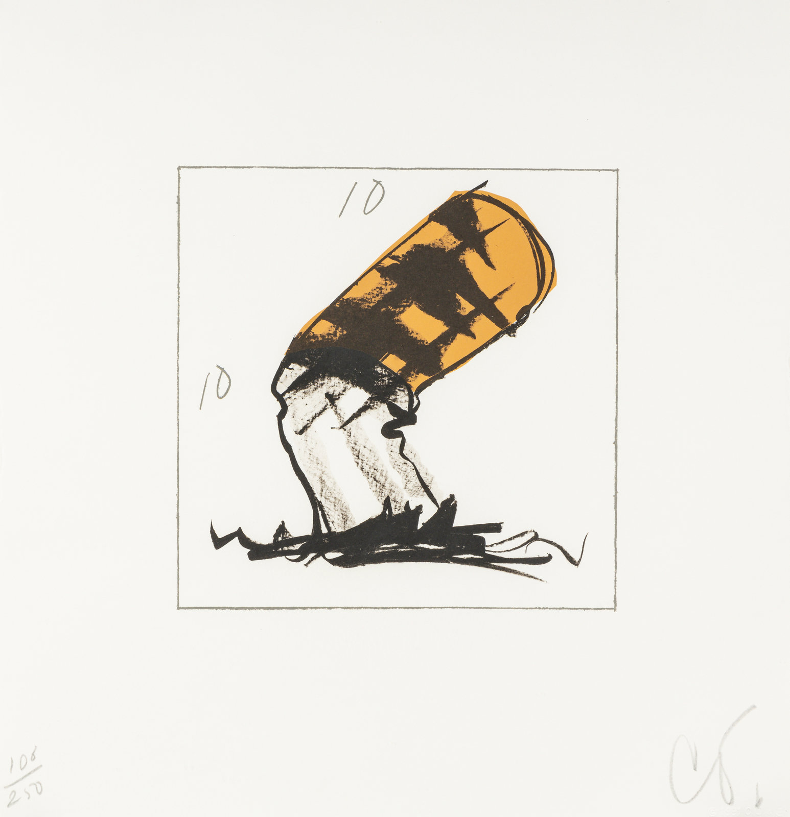 Appraisal: Claes Oldenburg American Butt for Gantt lithograph signed and numbered