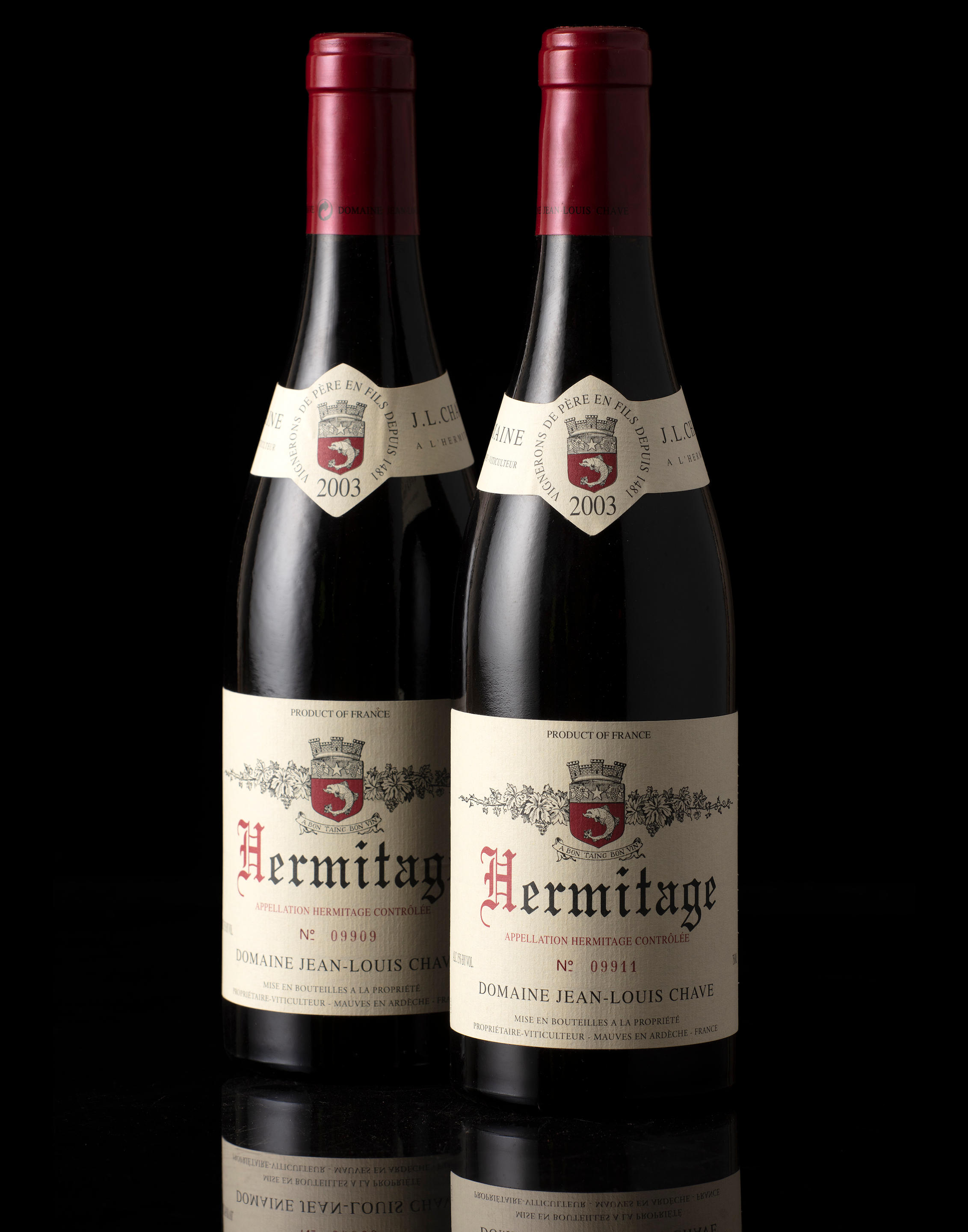 Appraisal: HERMITAGE ROUGE DOMAINE JEAN-LOUIS CHAVE Hermitage Rouge Domaine Jean-Louis Chave