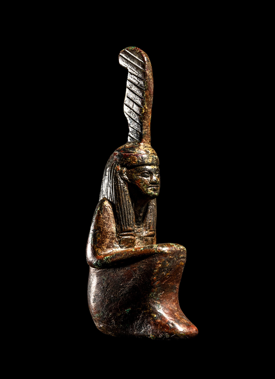 Appraisal: An Egyptian Bronze Maat Late Period th- th Dynasty -