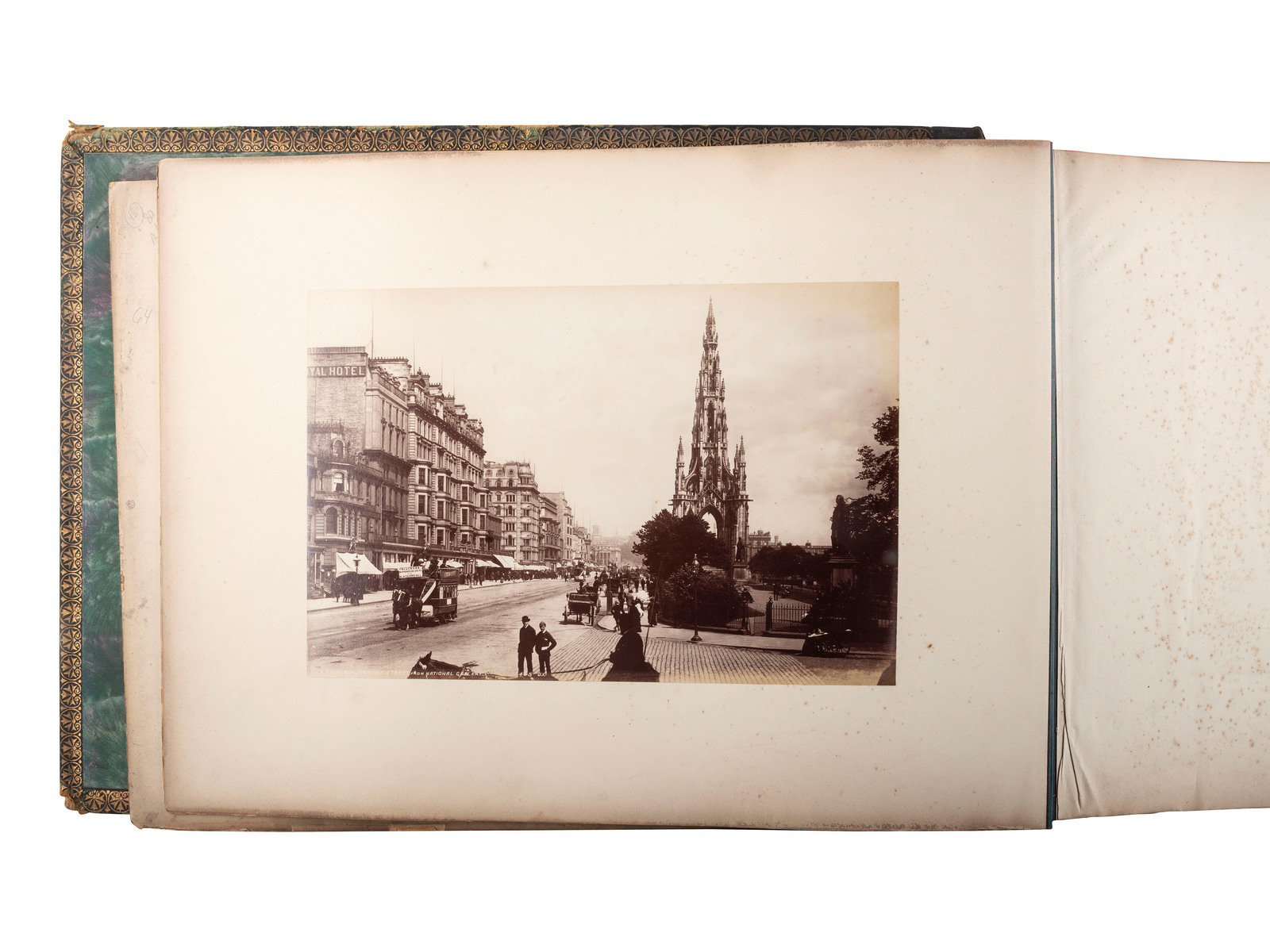 Appraisal: EARLY PHOTOGRAPHY albums with photographs of Europe and Australia Album