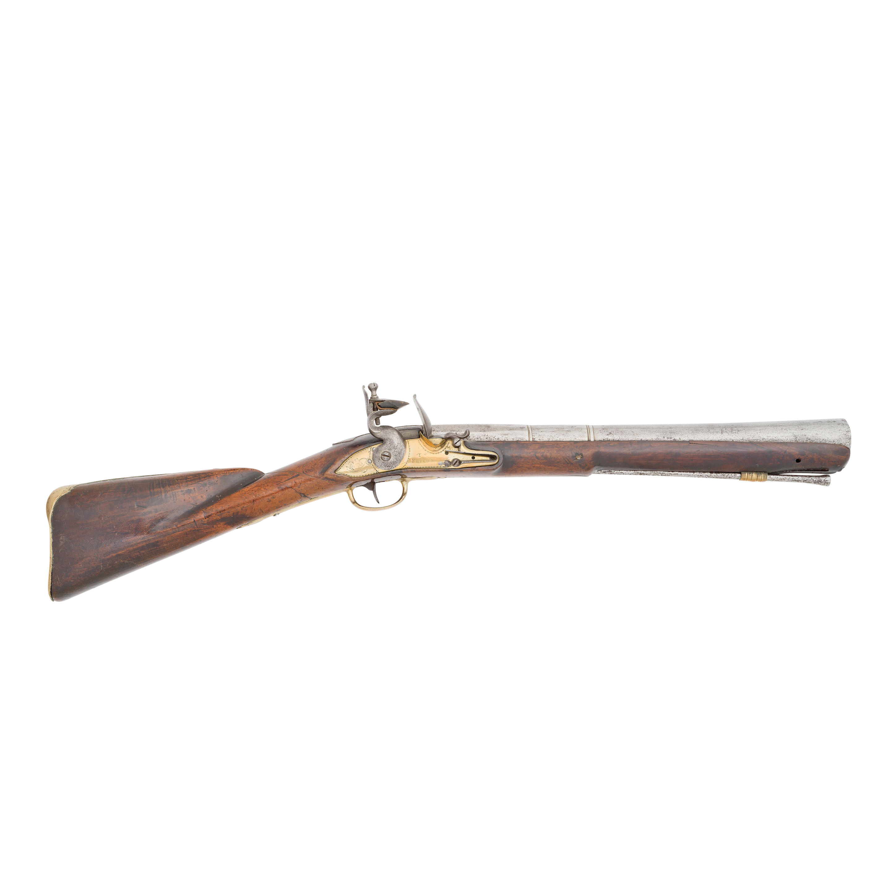 Appraisal: A FLINTLOCK BLUNDERBUSS BY T FIELD EARLY TH CENTURY With