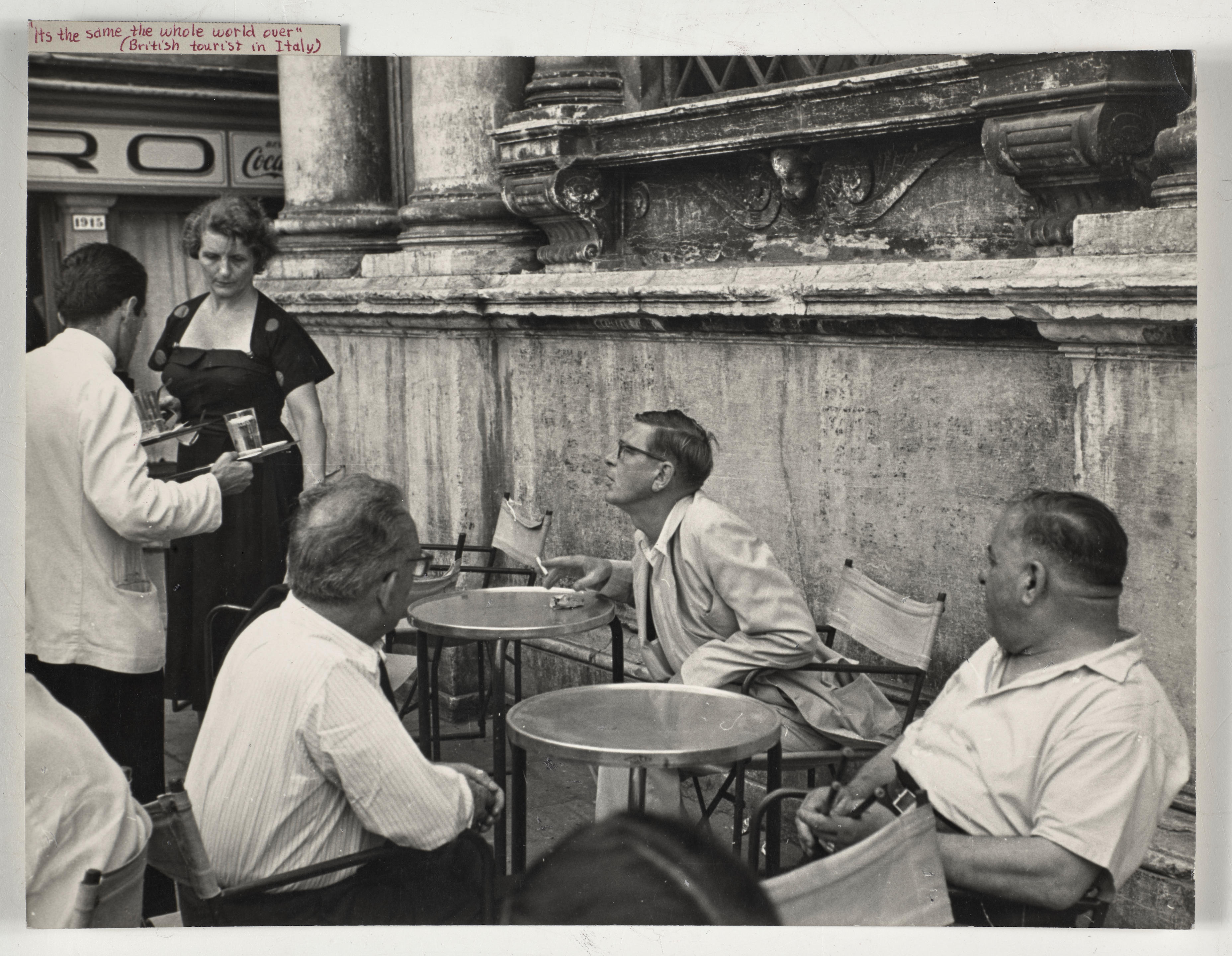 Appraisal: RUTH ORKIN - W H Auden in Venice for the