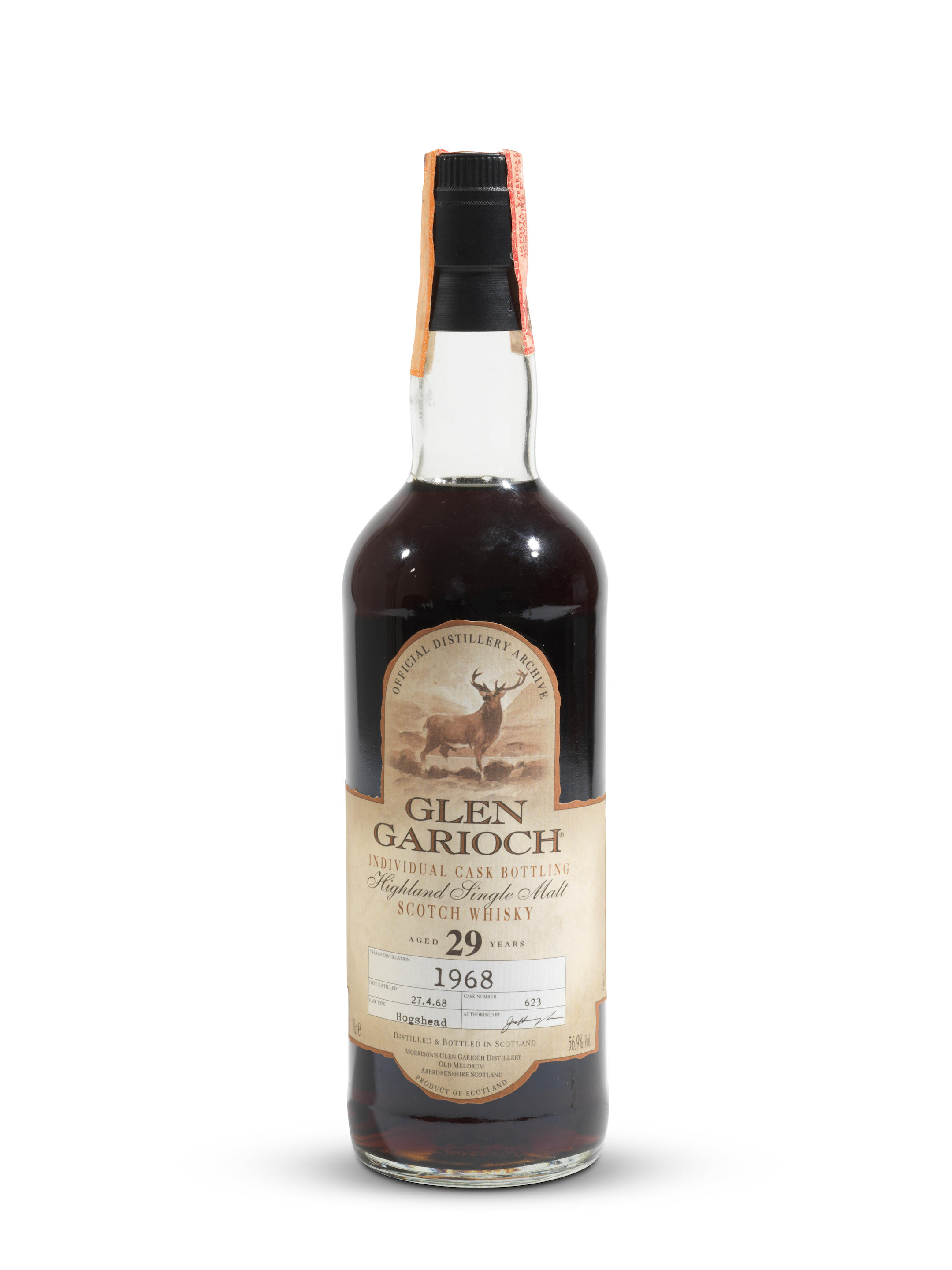 Appraisal: GLEN GARIOCH- YEAR OLD- Glen Garioch- year old- Distilled Distilled