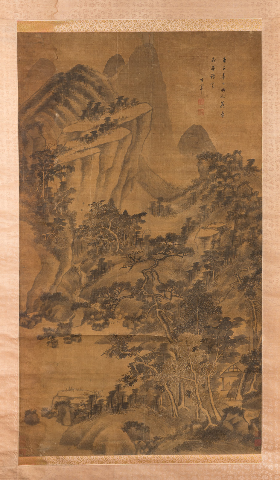 Appraisal: Attributed to Dong Qichang Chinese - Landscape in the style