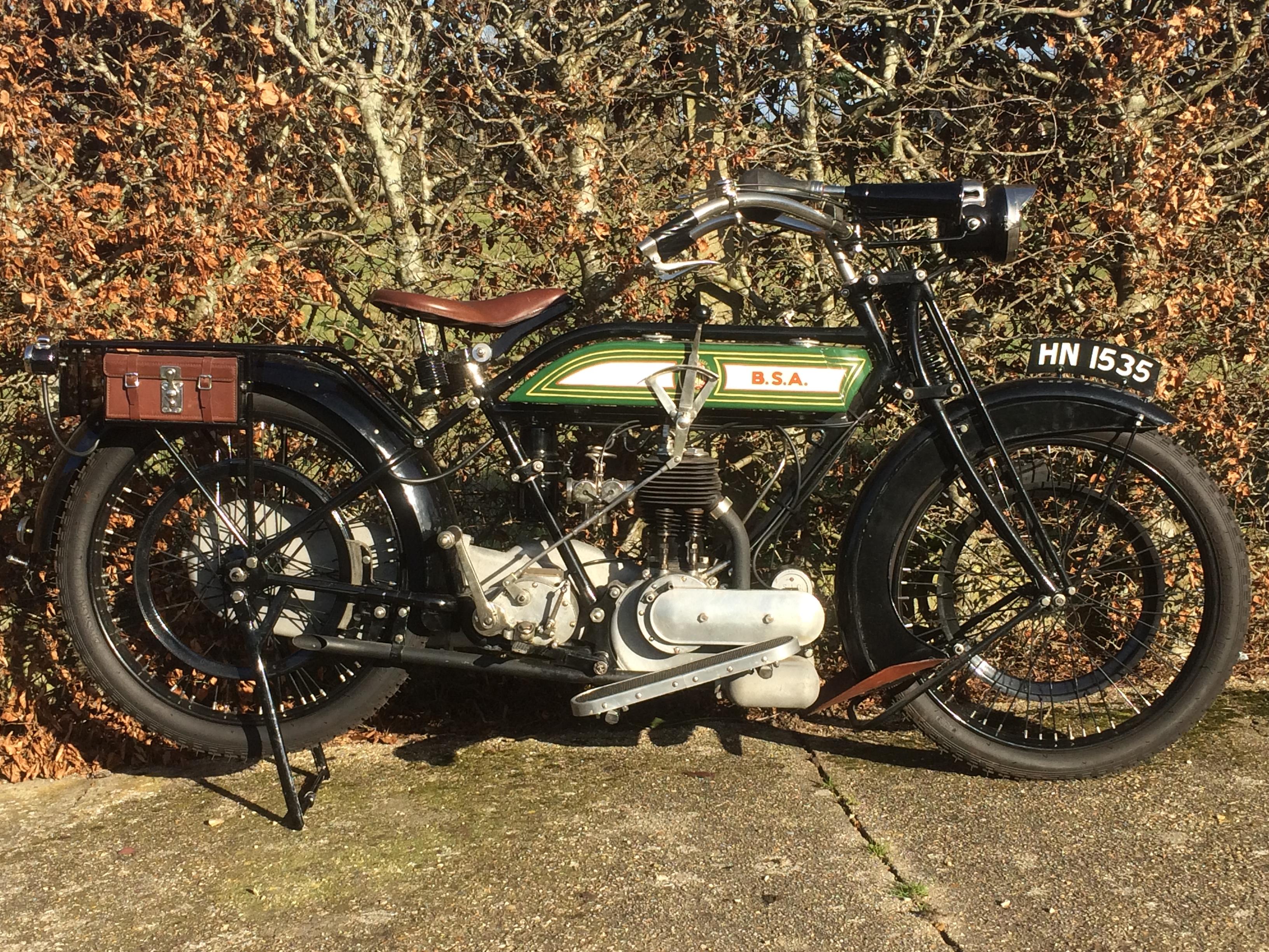 Appraisal: BSA HP MODEL H REGISTRATION NO HN FRAME NO B