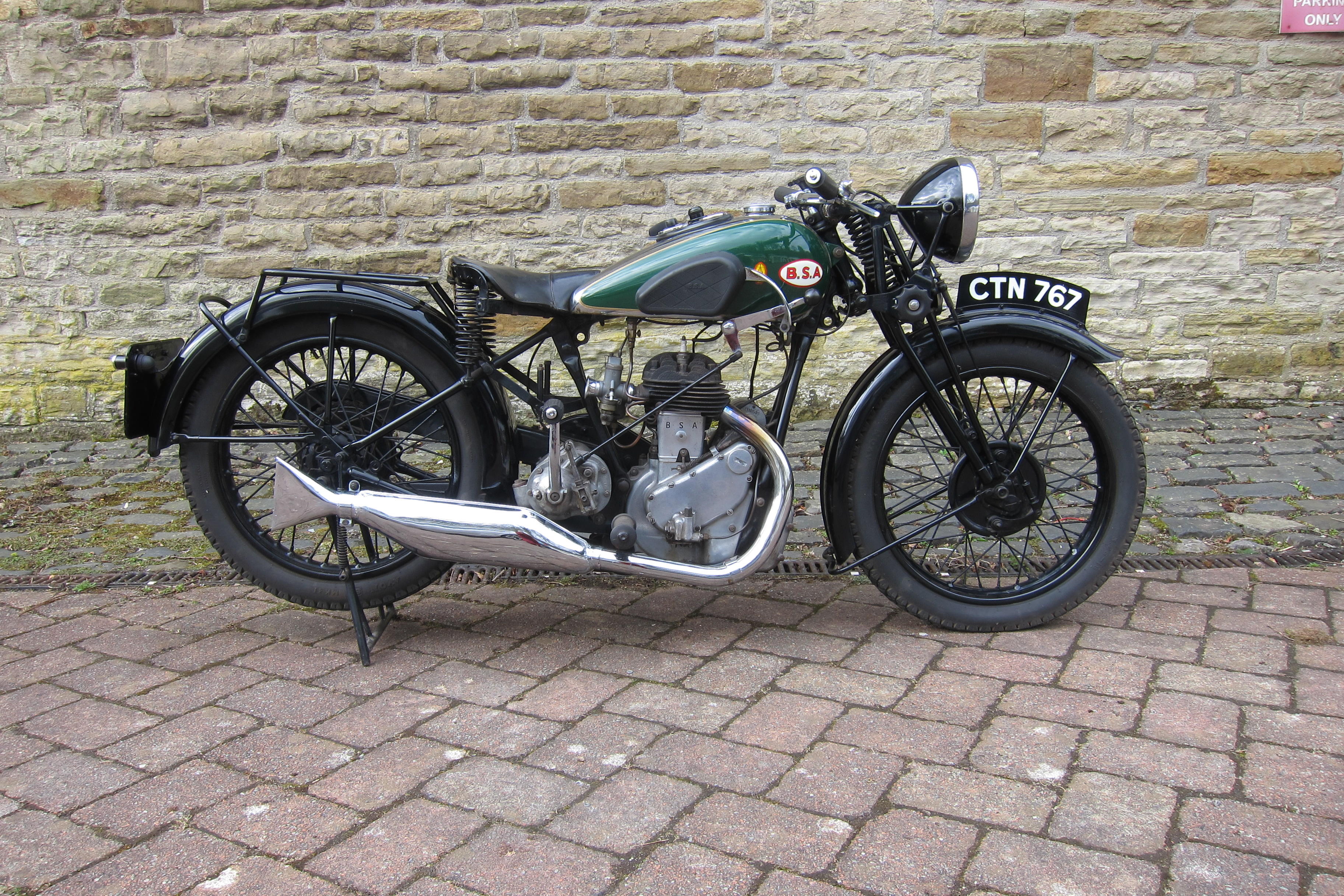 Appraisal: BSA CC W REGISTRATION NO CTN FRAME NO D ENGINE