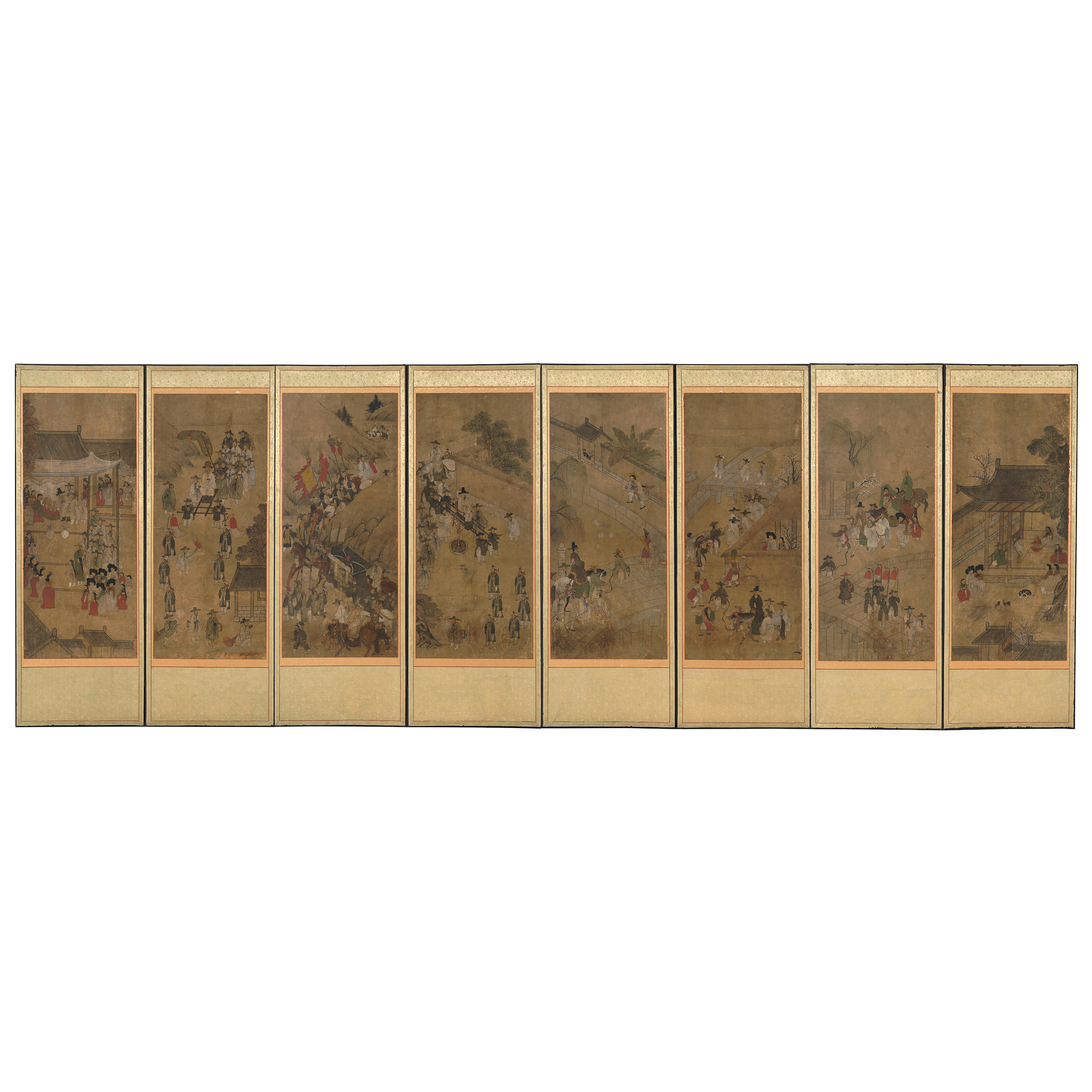 Appraisal: ANONYMOUS Pyongsaengdo Life of a Joseon-Period Scholar Joseon dynasty -