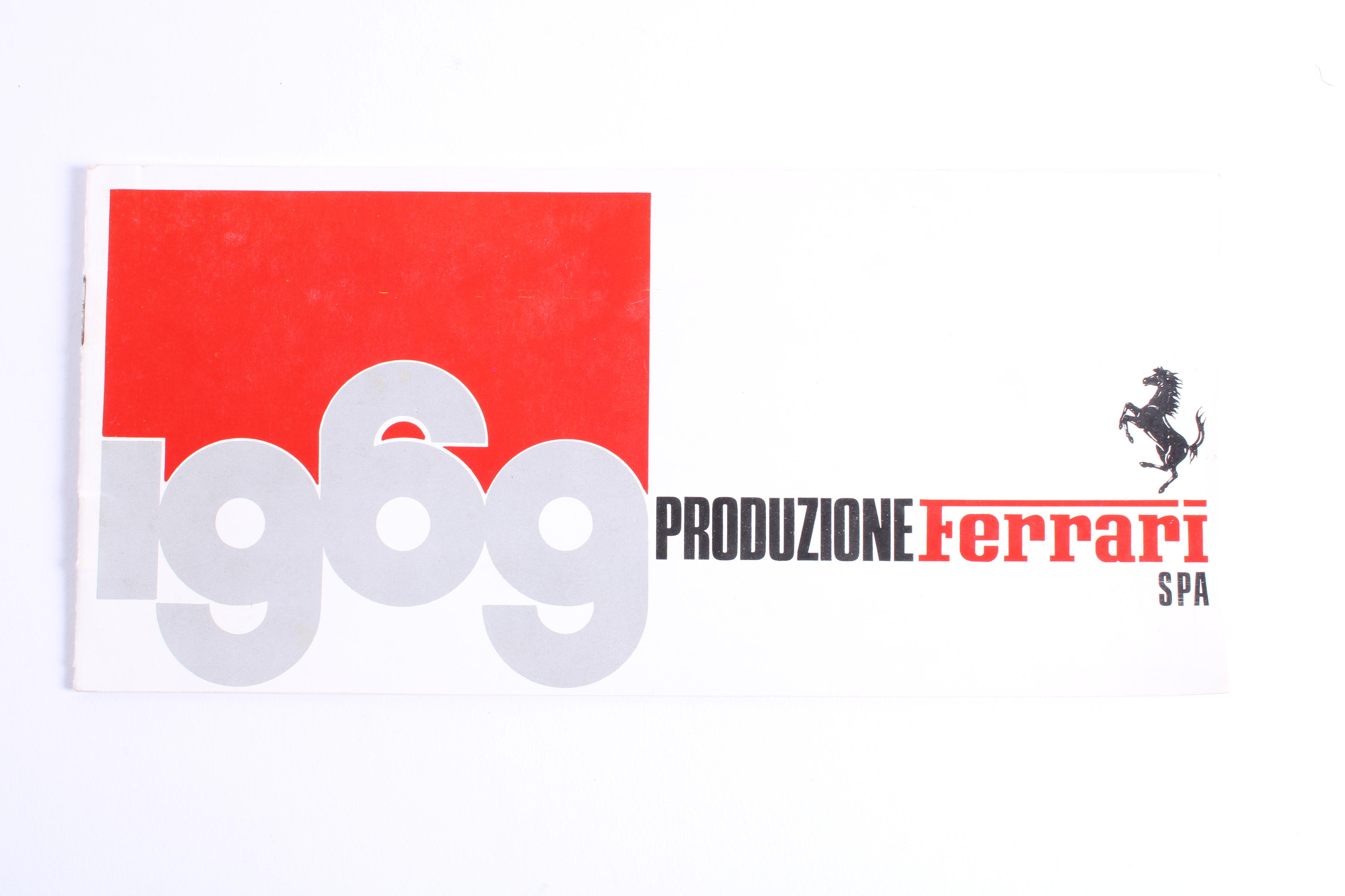 Appraisal: FERRARI - 'PRODUZIONE' A FULL-RANGE SLIM CATALOGUE FOR printed black