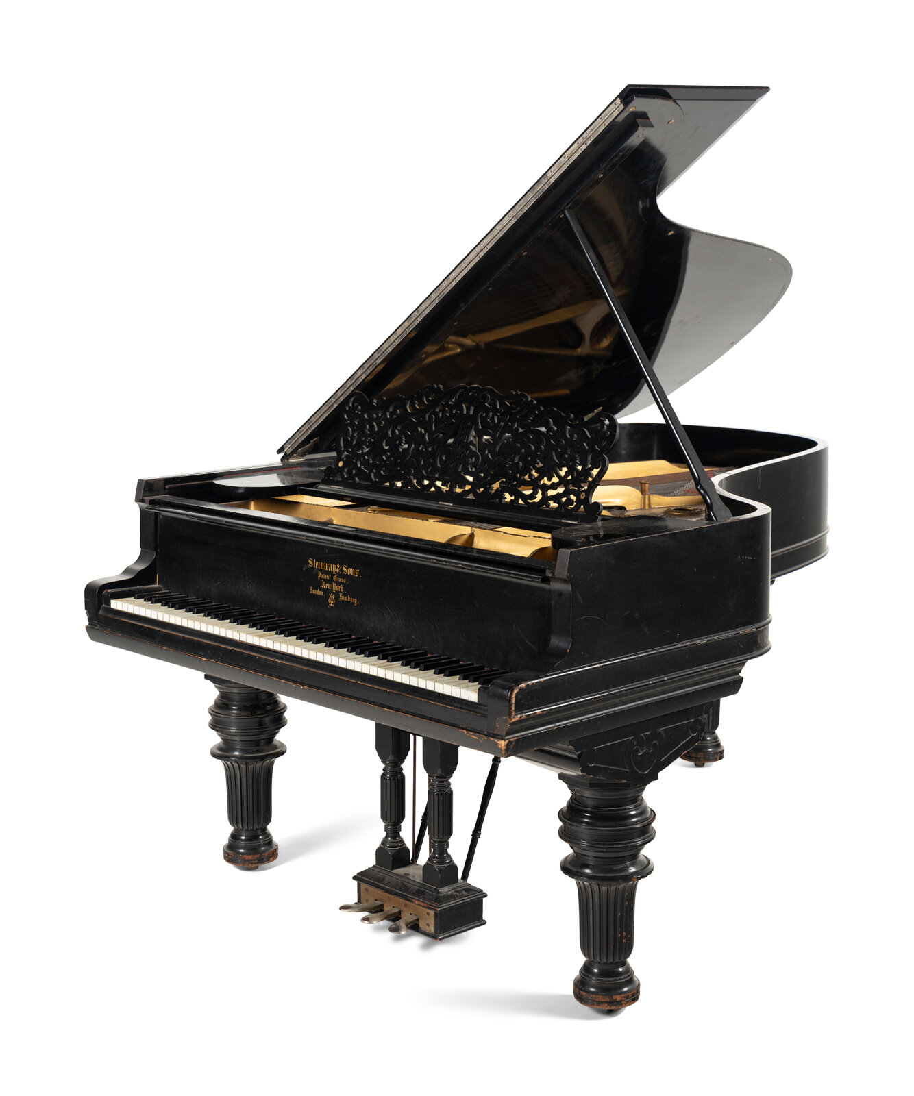 Appraisal: A Steinway and Sons Ebonized Grand Piano serial number Height