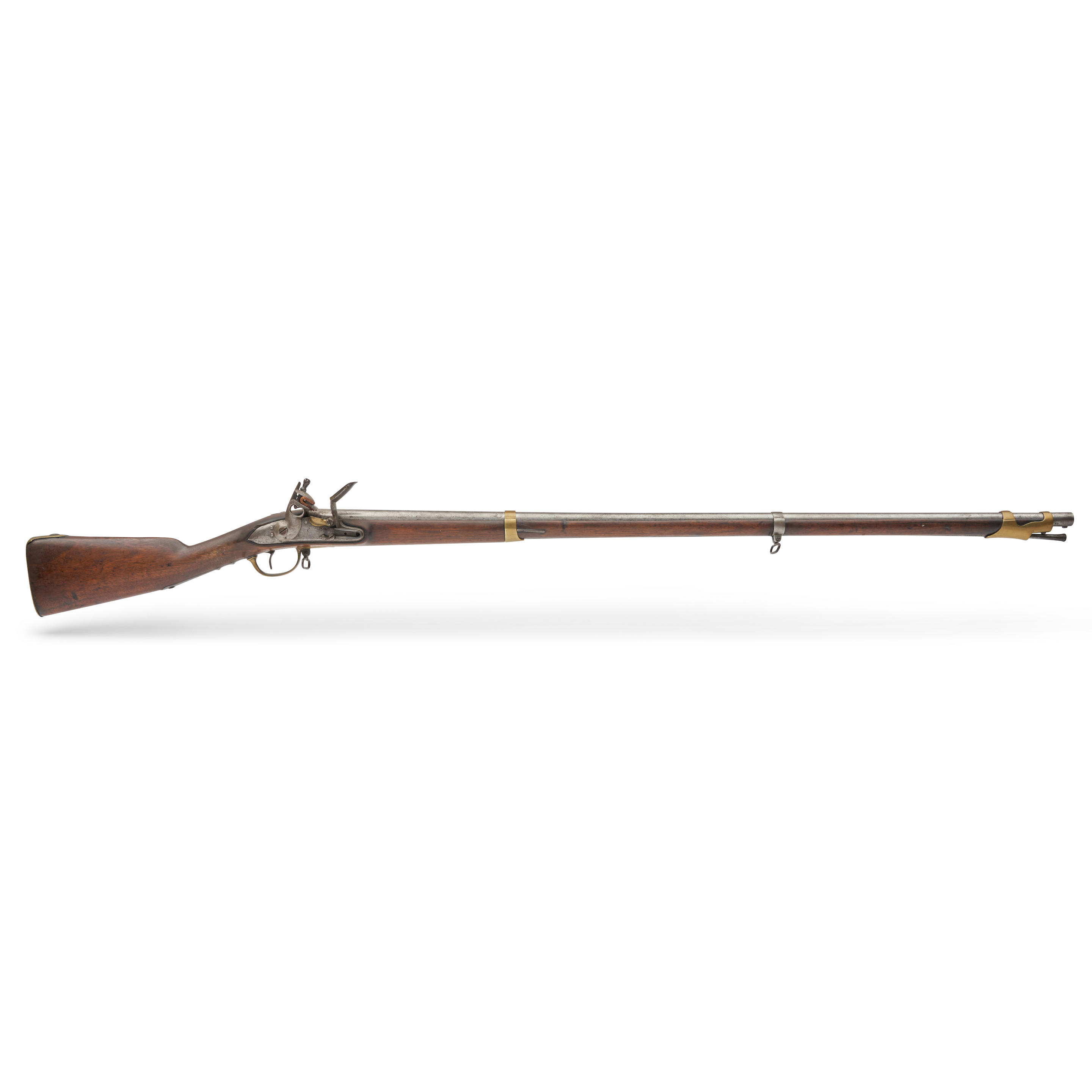 Appraisal: MODEL NAVAL-STYLE FLINTLOCK MUSKET TULLE FRANCE LATE TH CENTURY in