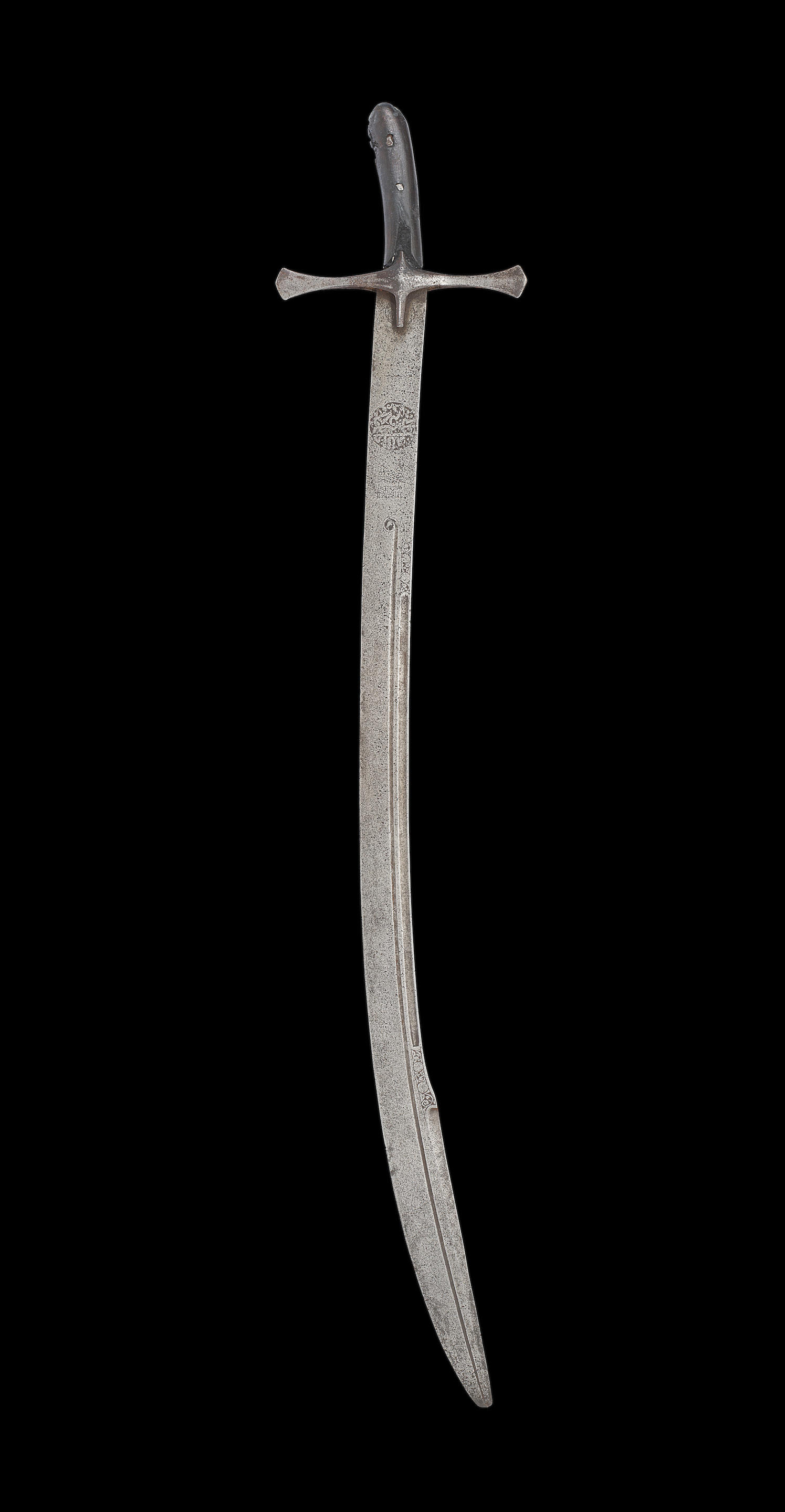 Appraisal: A RARE TURKMAN OR OTTOMAN STEEL SWORD KILIJ ANATOLIA DATED