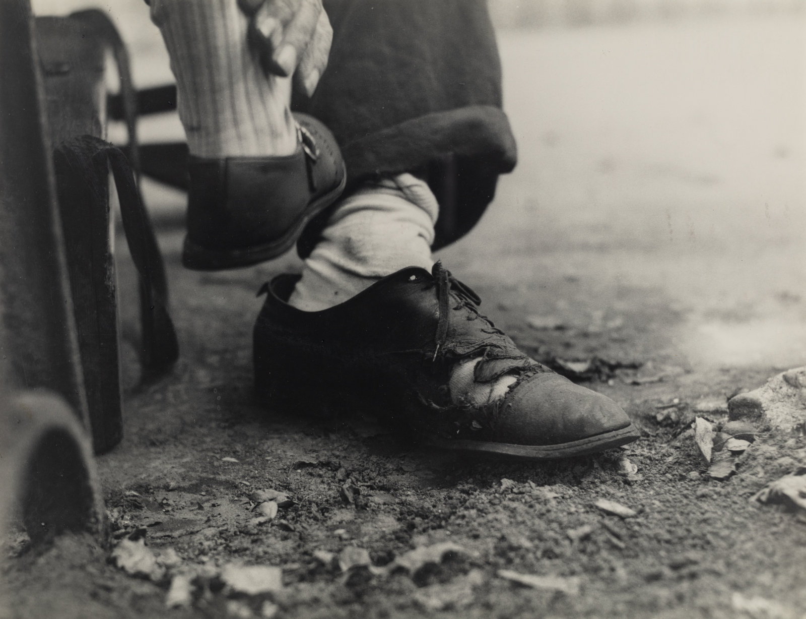 Appraisal: Saul Leiter - Torn Shoes New York Gelatin silver print