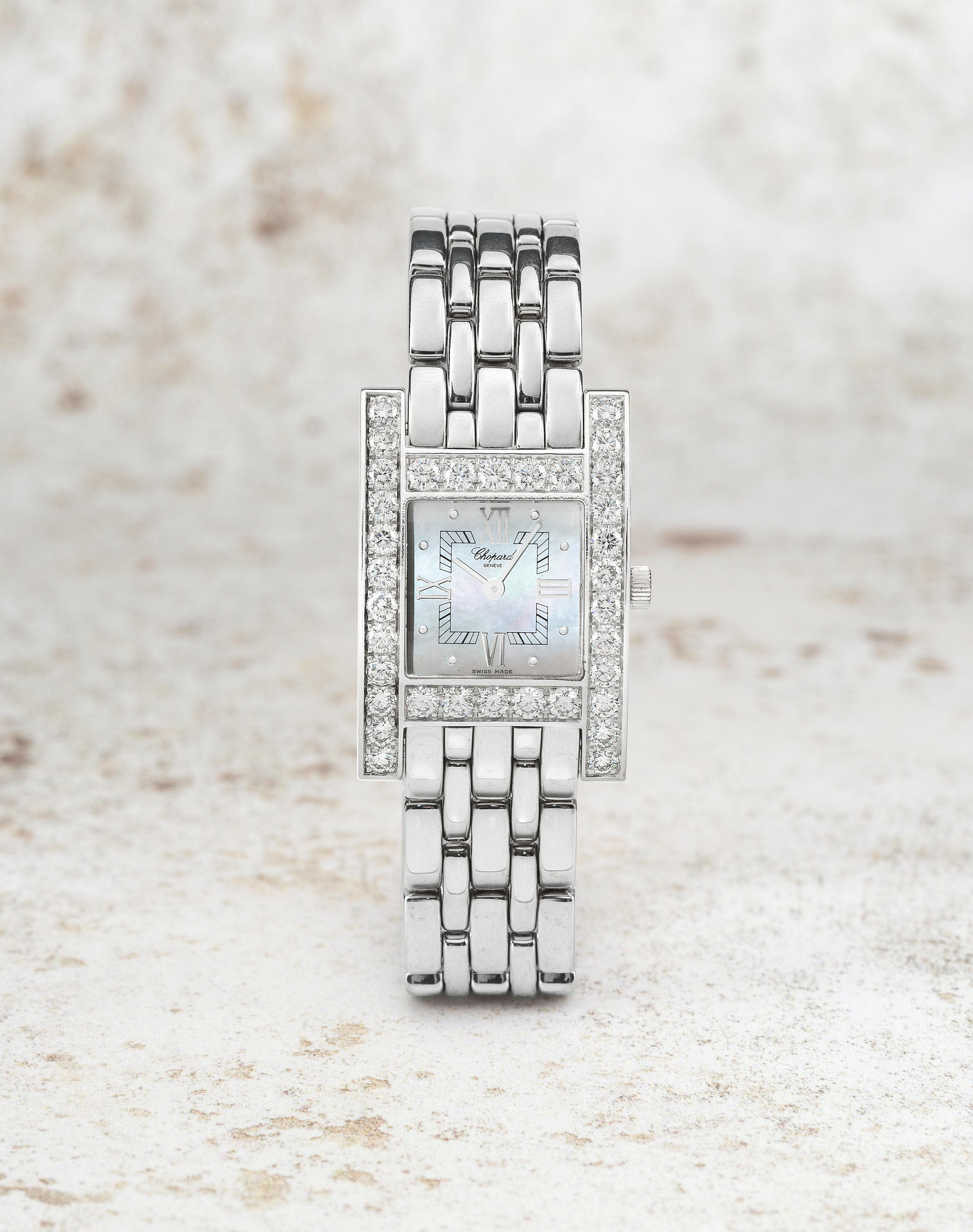 Appraisal: CHOPARD A FINE LADY'S K WHITE GOLD DIAMOND SET QUARTZ