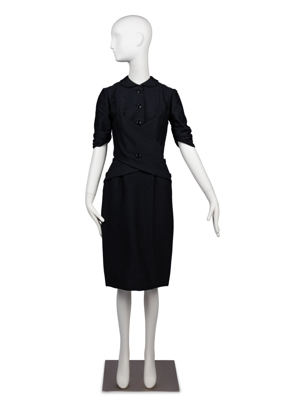 Appraisal: Galanos Black Dress - James Galanos - was the only