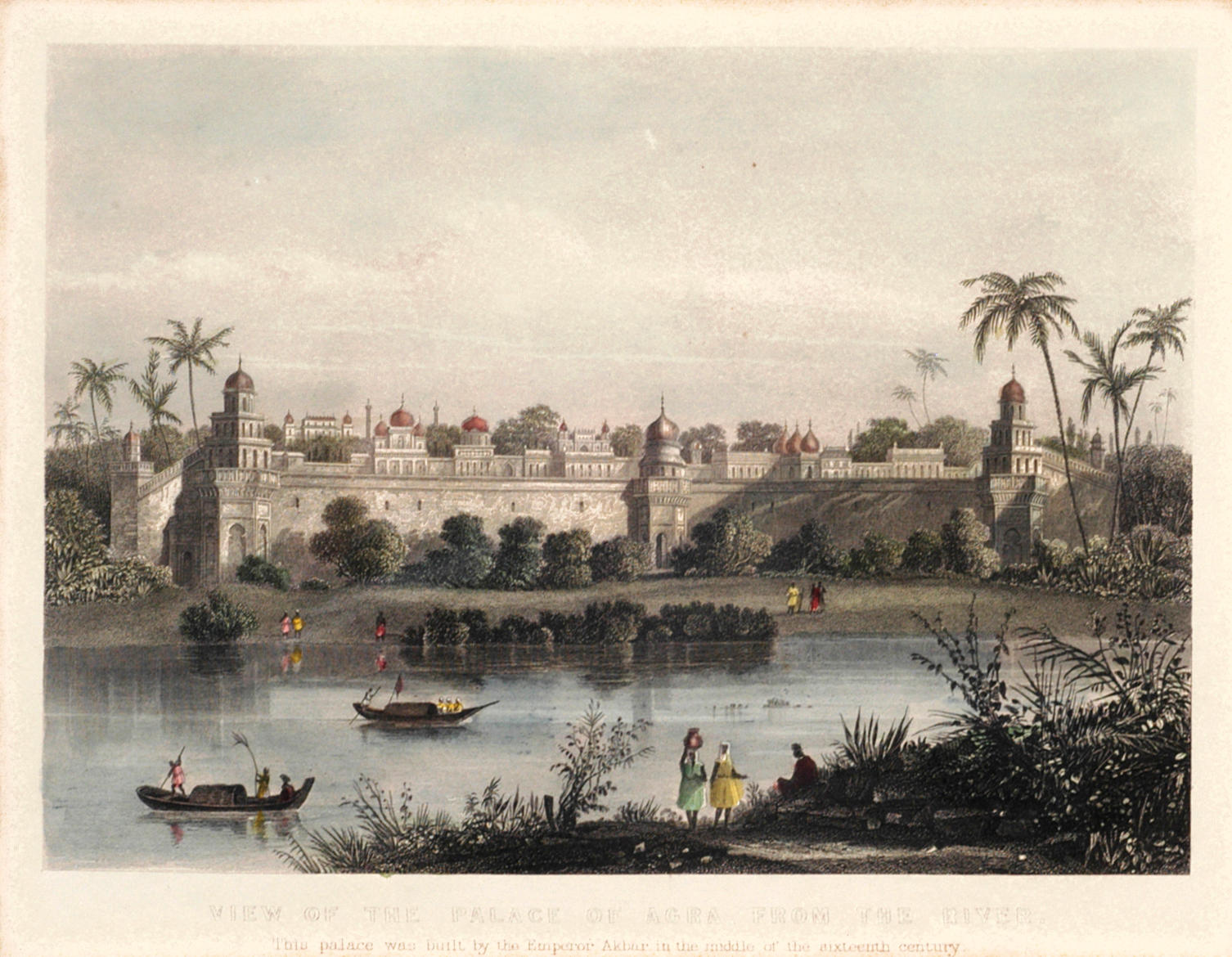 Appraisal: SIX PRINTS Six prints Comprising VIEW OF THE PALACE OF