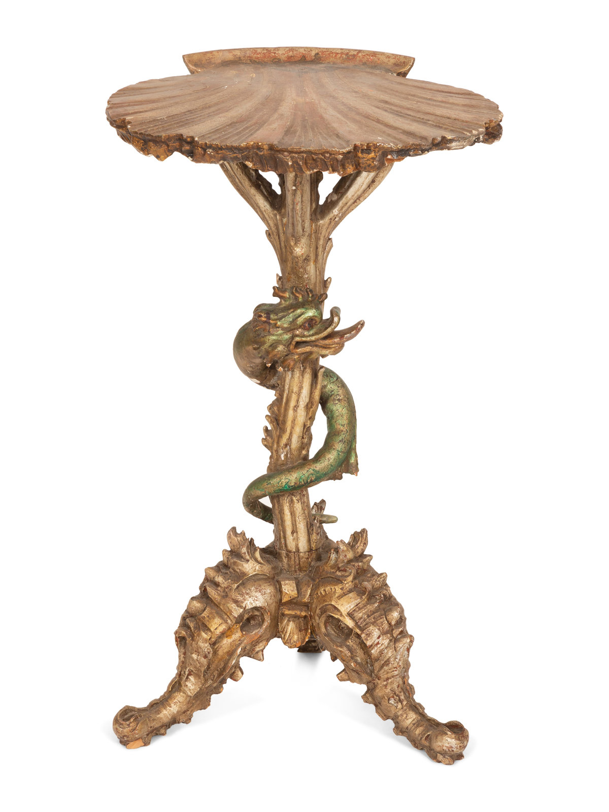 Appraisal: A Venetian Style Carved 'Grotto' Side Table th Century with