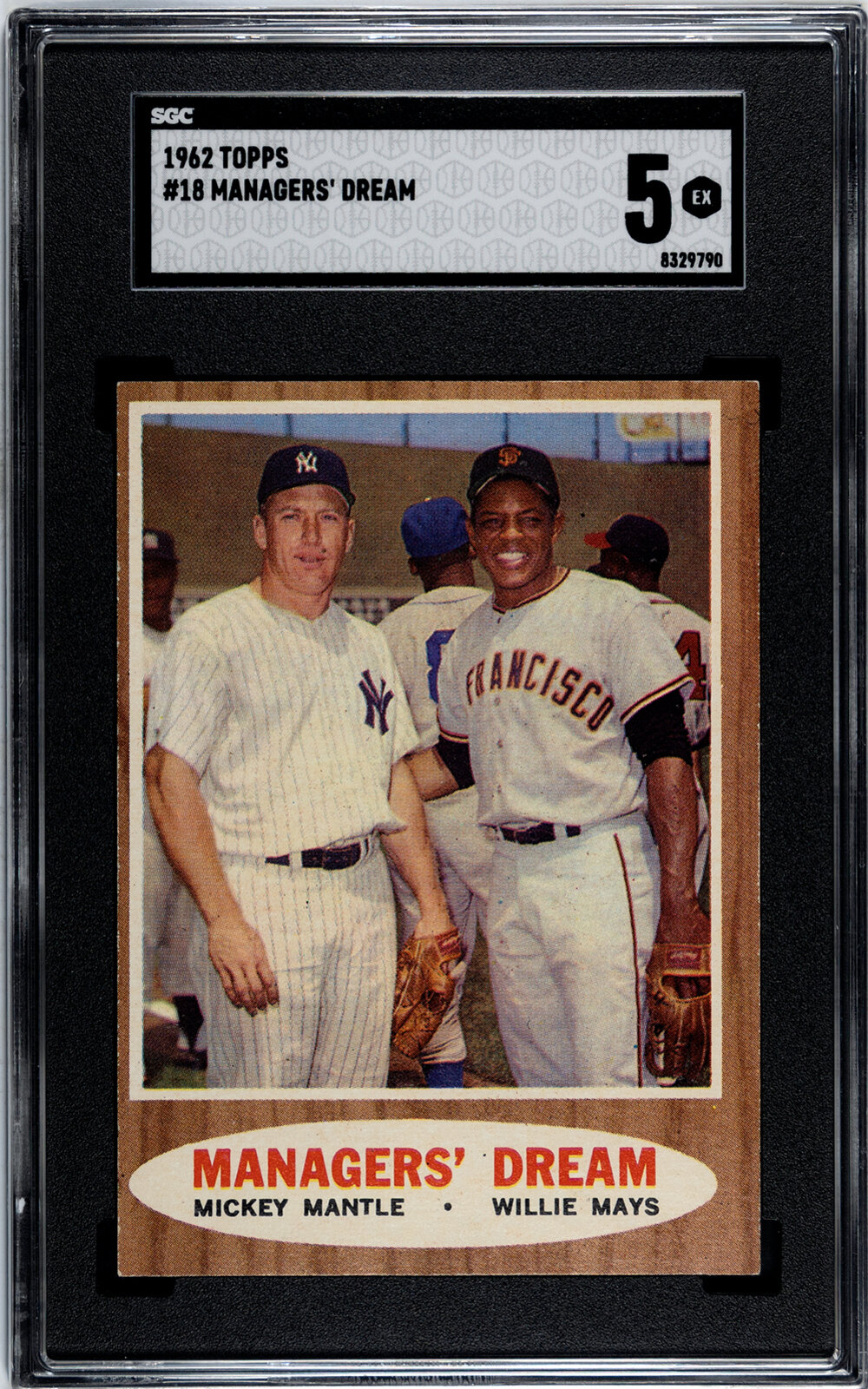 Appraisal: A Topps Mickey Mantle and Willie Mays Managers' Dream Baseball