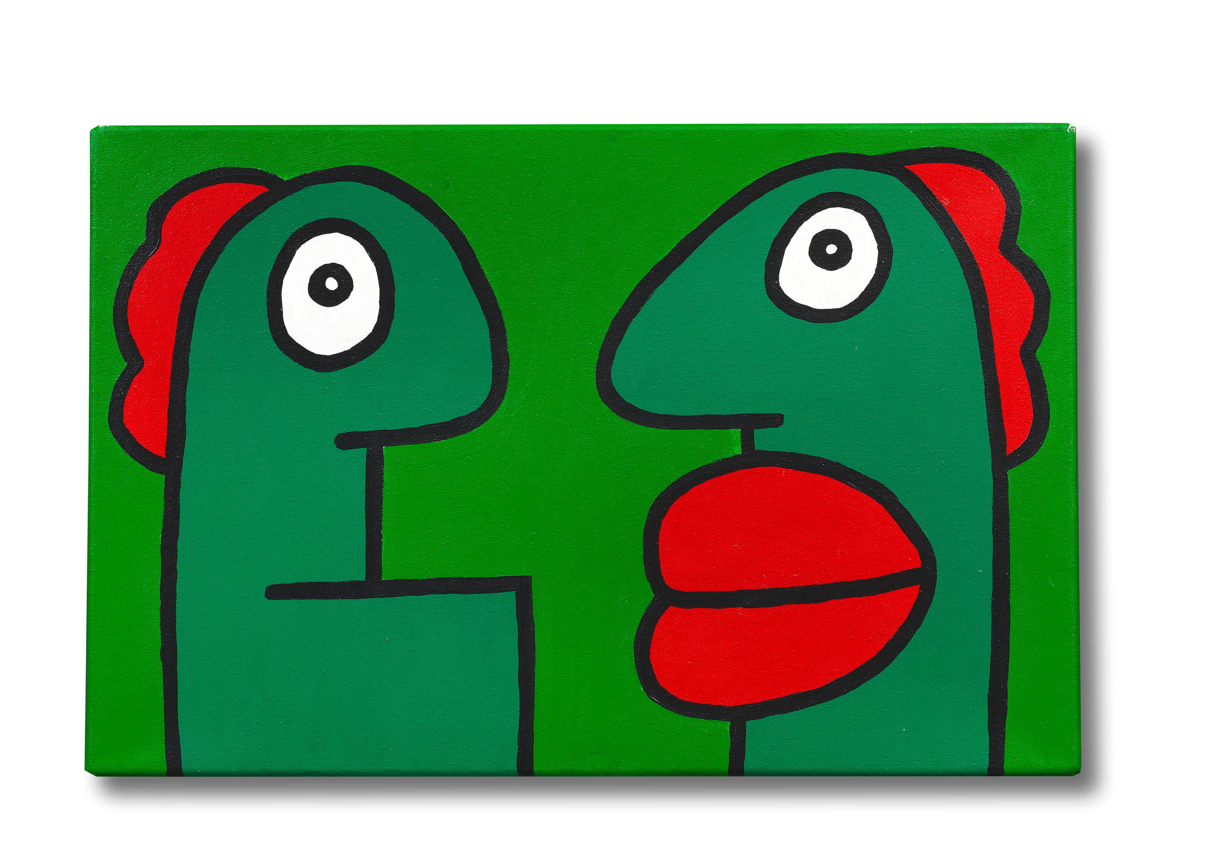 Appraisal: THIERRY NOIR B Untitled signed dated Juillet and numbered on