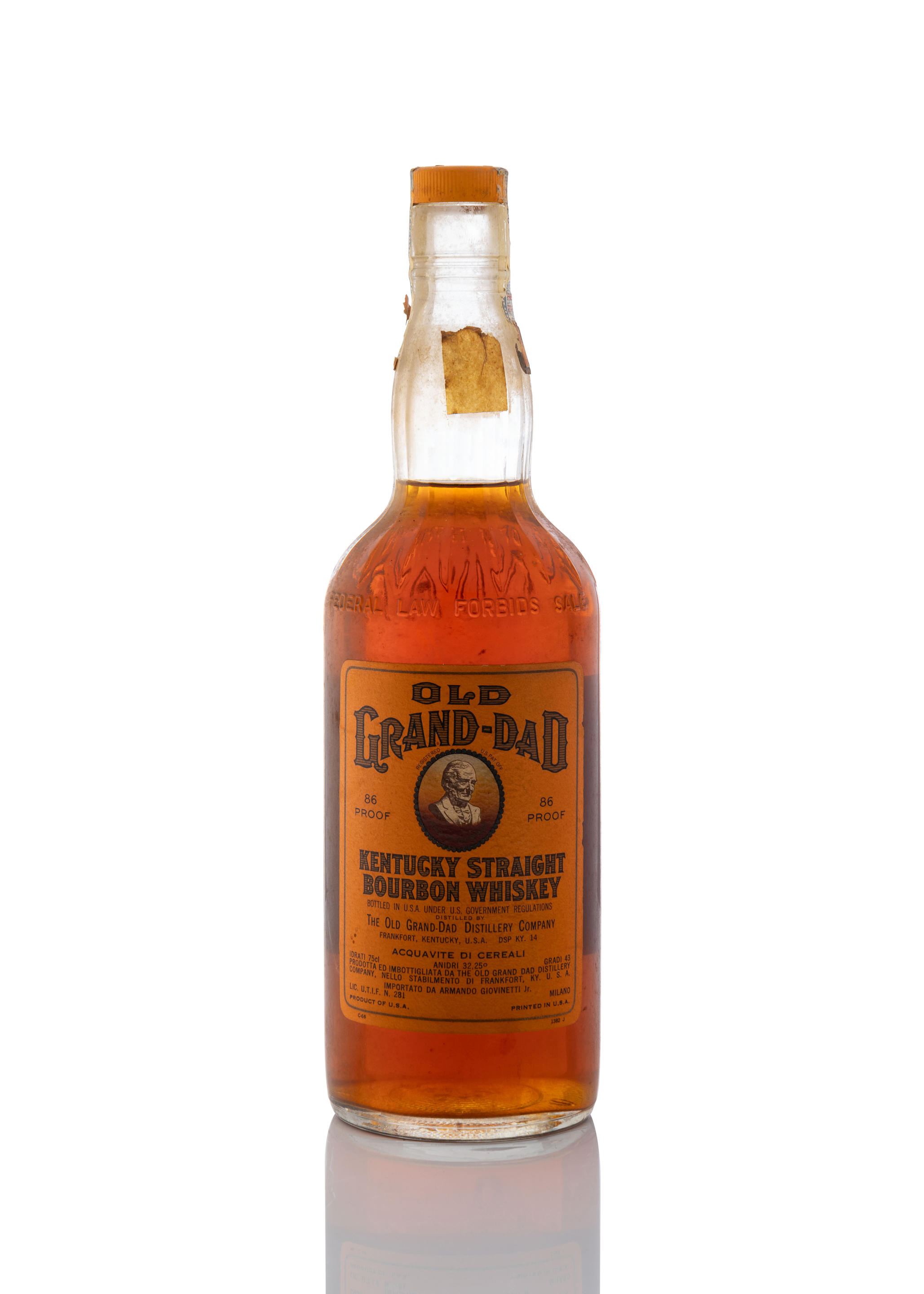 Appraisal: OLD GRAND DAD- Old Grand Dad- Distilled Fall bottled Fall